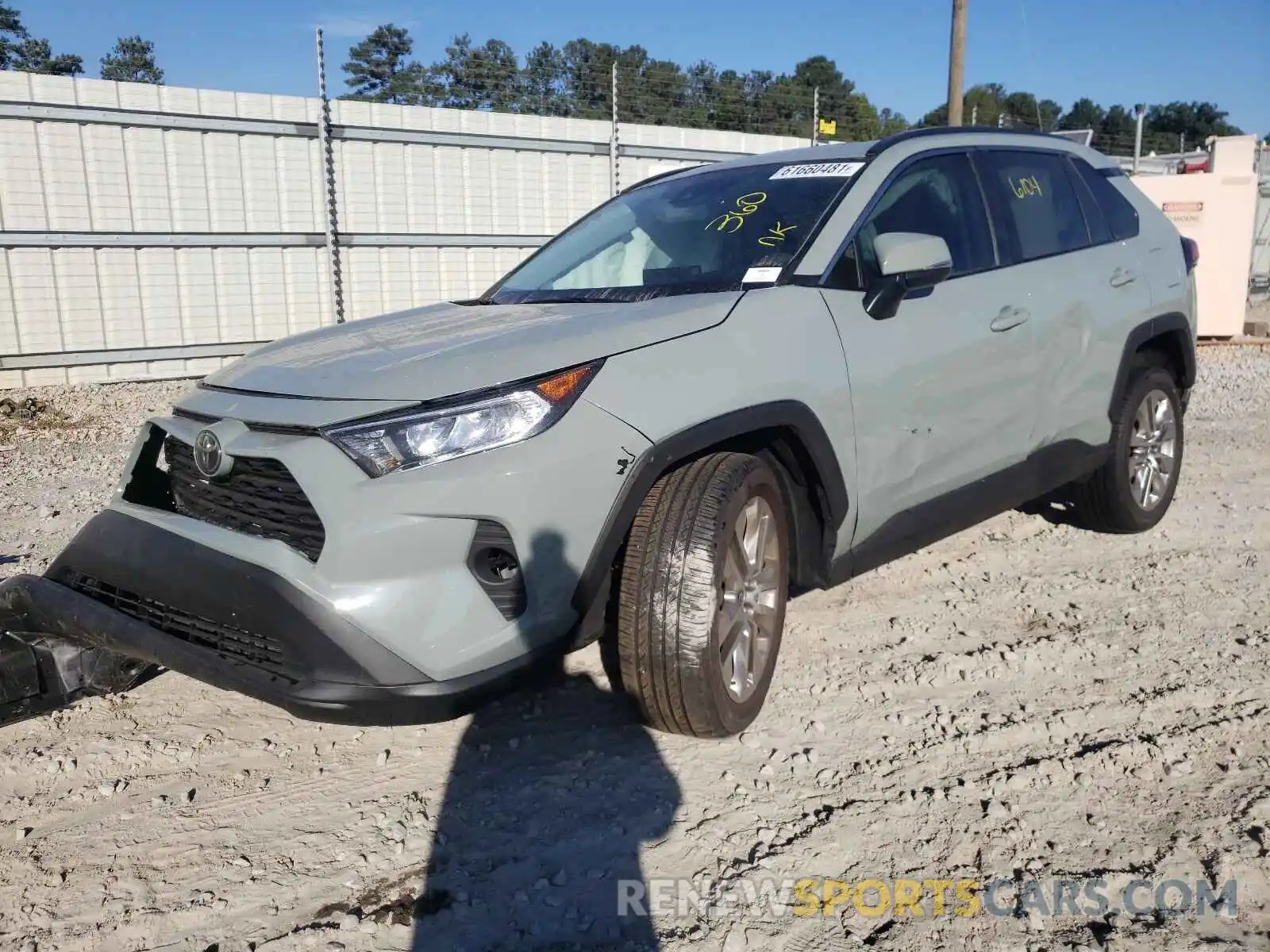 2 Photograph of a damaged car 2T3C1RFV8MW163627 TOYOTA RAV4 2021