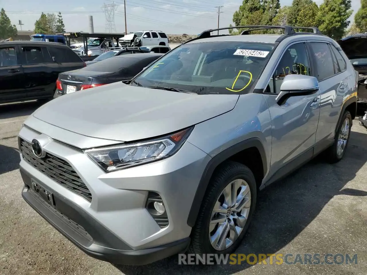 2 Photograph of a damaged car 2T3C1RFV8MW181318 TOYOTA RAV4 2021