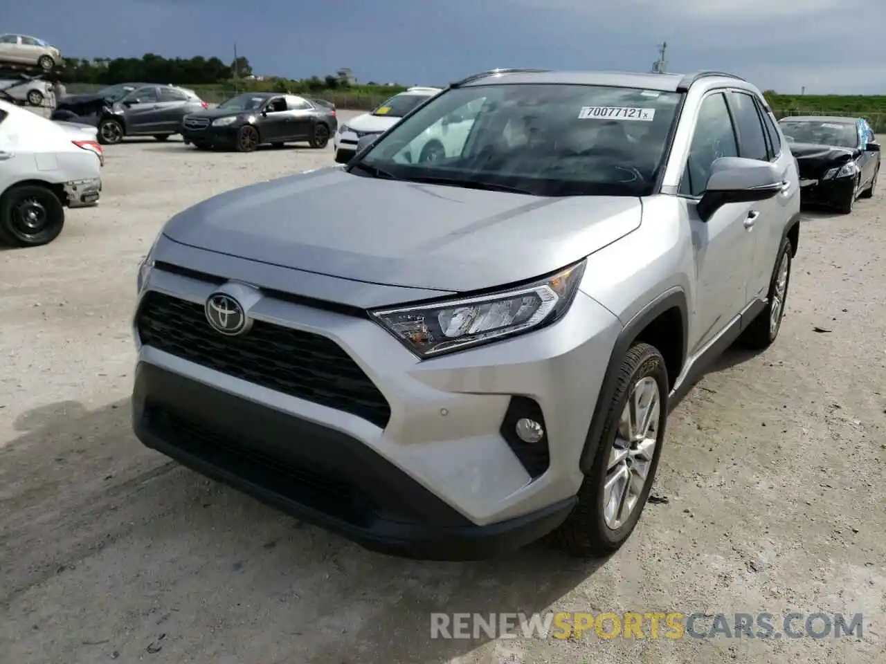 2 Photograph of a damaged car 2T3C1RFV9MC142559 TOYOTA RAV4 2021