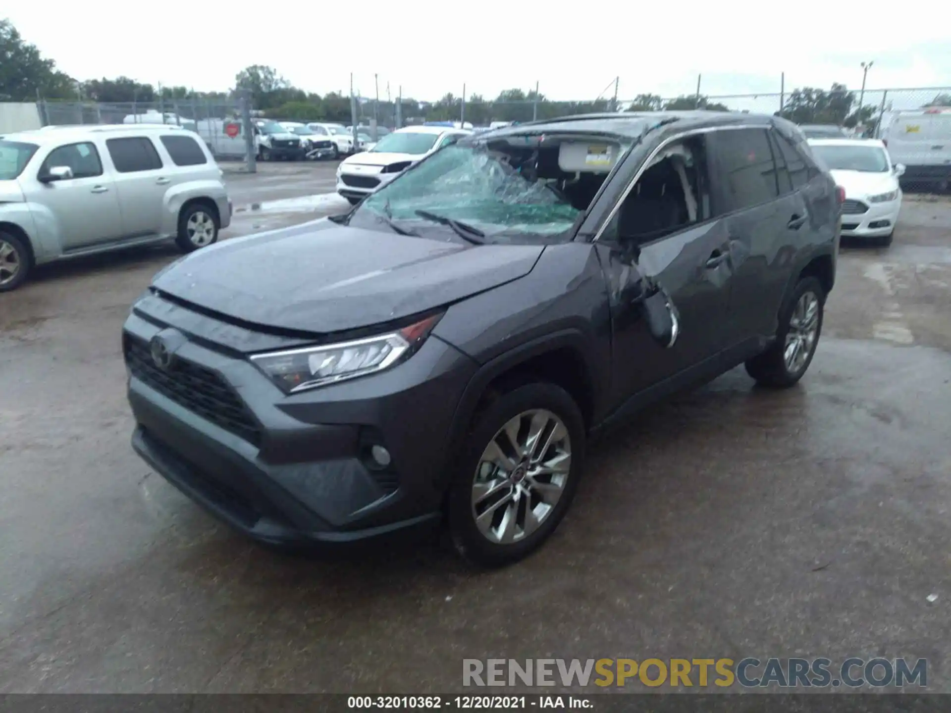 2 Photograph of a damaged car 2T3C1RFV9MC143212 TOYOTA RAV4 2021