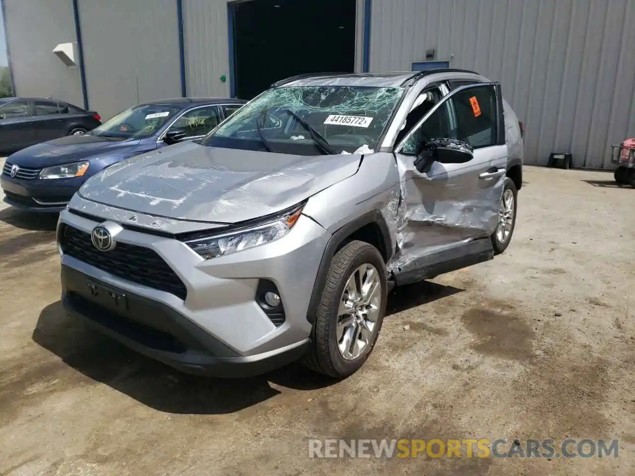 2 Photograph of a damaged car 2T3C1RFV9MC167588 TOYOTA RAV4 2021