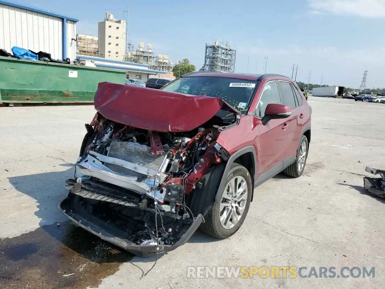 2 Photograph of a damaged car 2T3C1RFV9MW124125 TOYOTA RAV4 2021