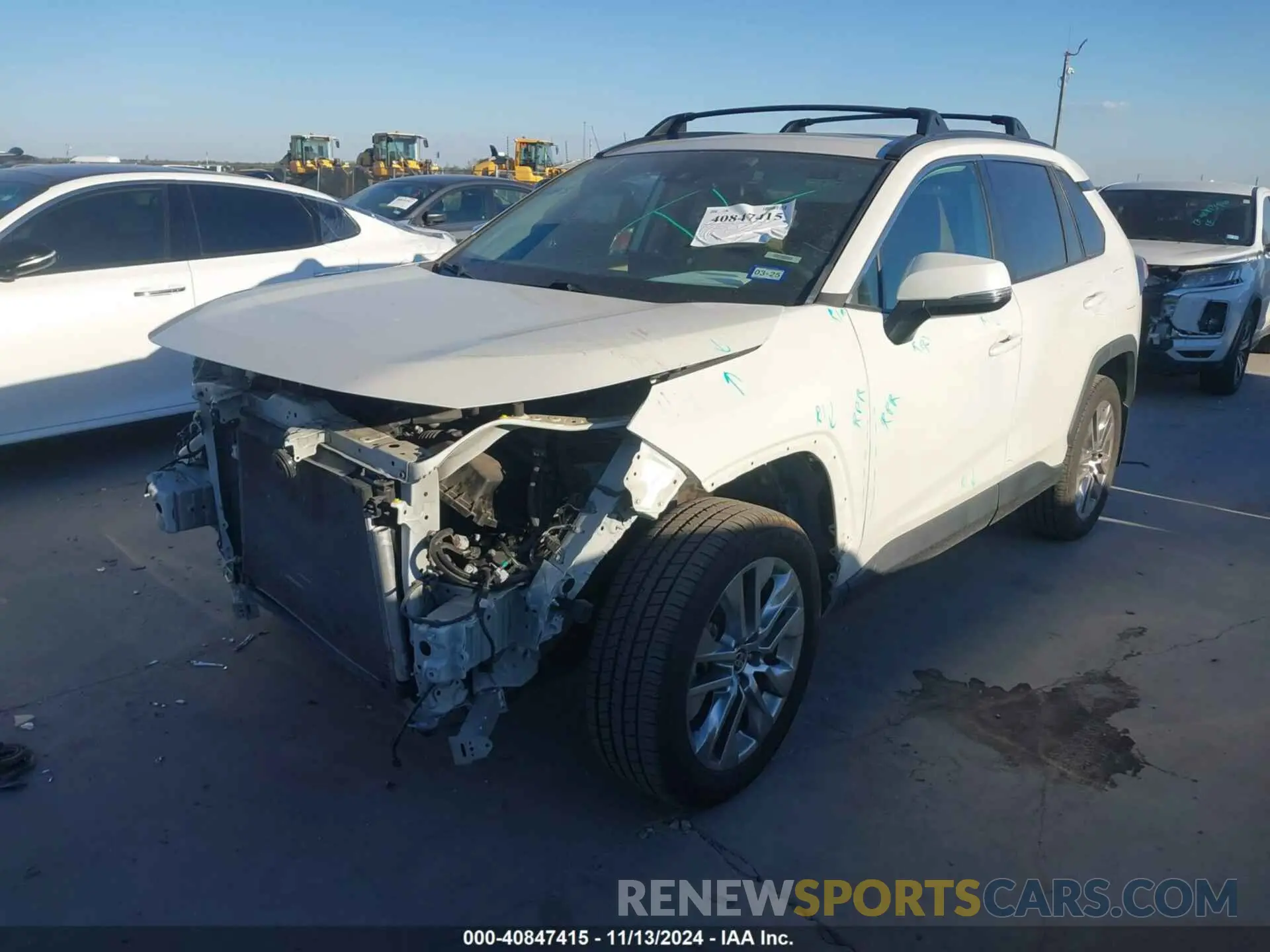 2 Photograph of a damaged car 2T3C1RFV9MW142429 TOYOTA RAV4 2021