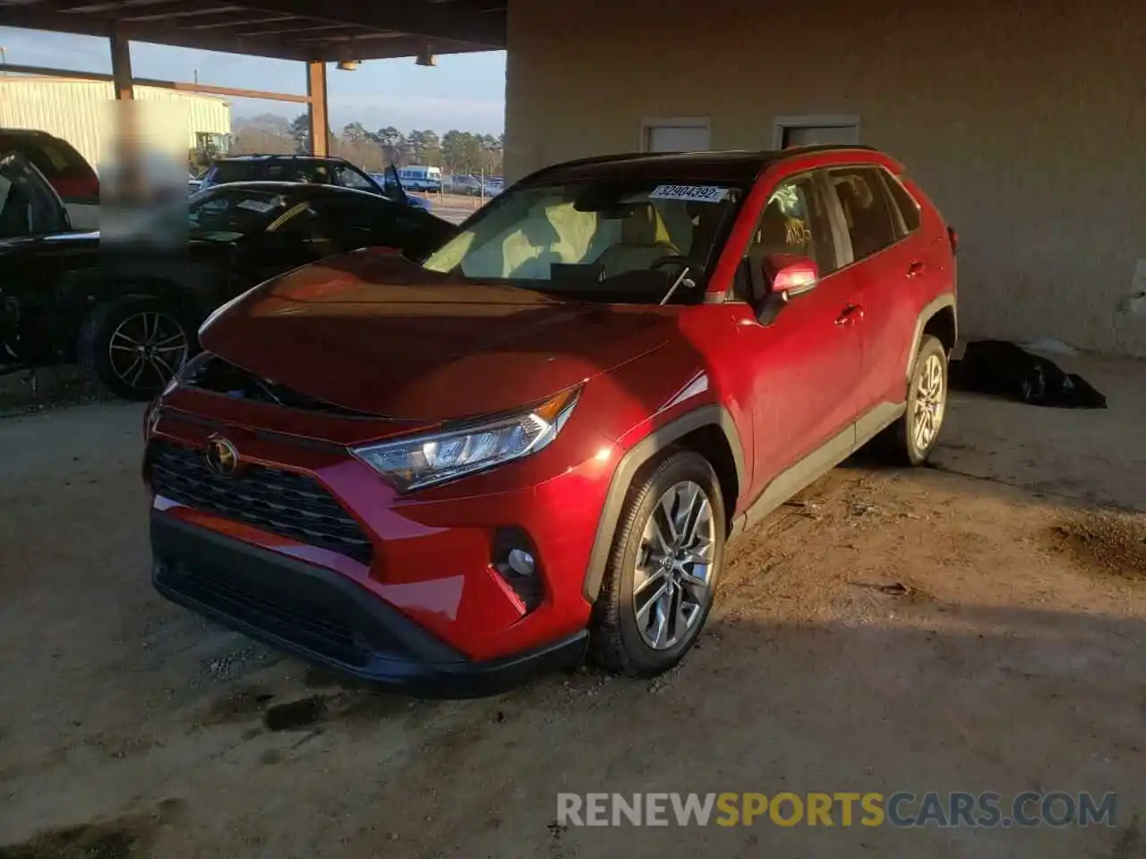 2 Photograph of a damaged car 2T3C1RFV9MW152880 TOYOTA RAV4 2021