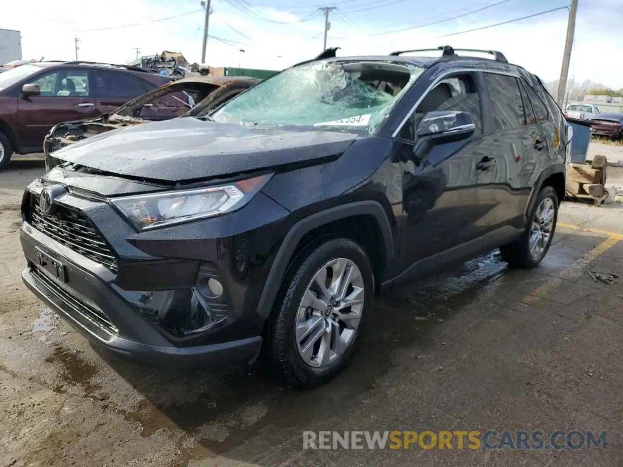 1 Photograph of a damaged car 2T3C1RFV9MW154726 TOYOTA RAV4 2021