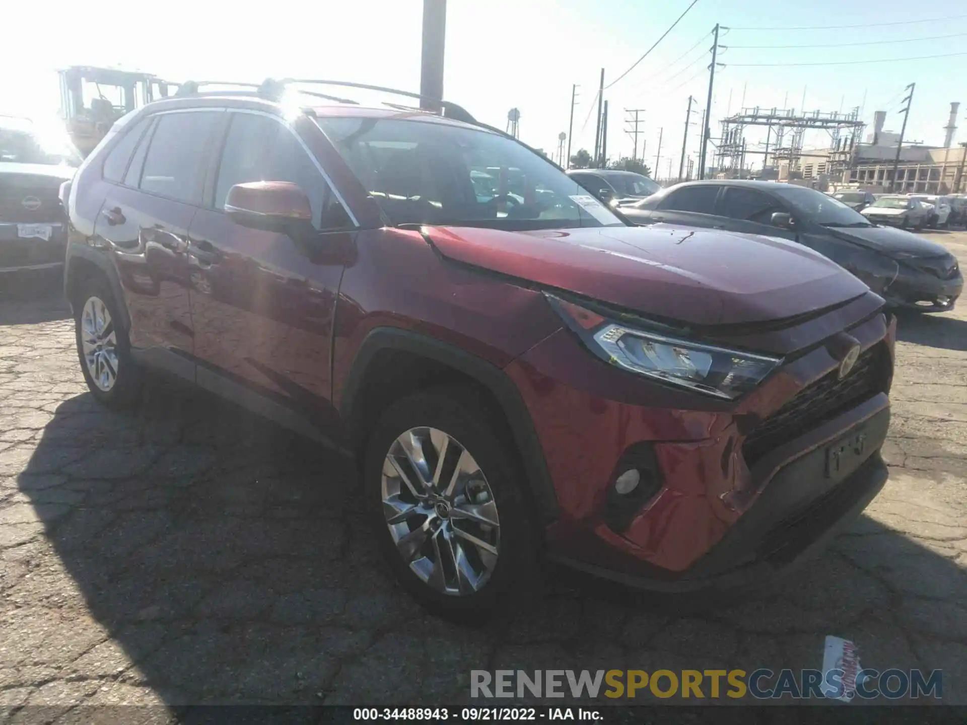 1 Photograph of a damaged car 2T3C1RFV9MW184406 TOYOTA RAV4 2021