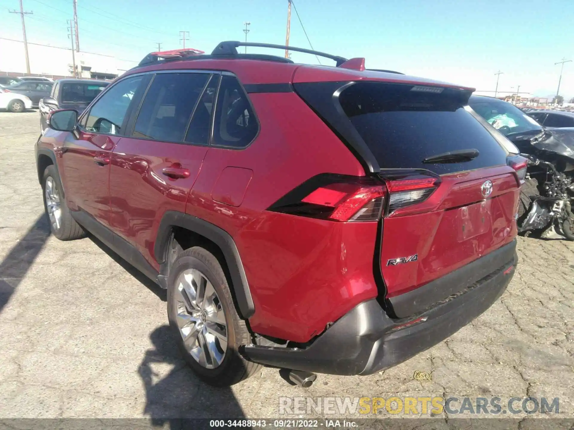 3 Photograph of a damaged car 2T3C1RFV9MW184406 TOYOTA RAV4 2021