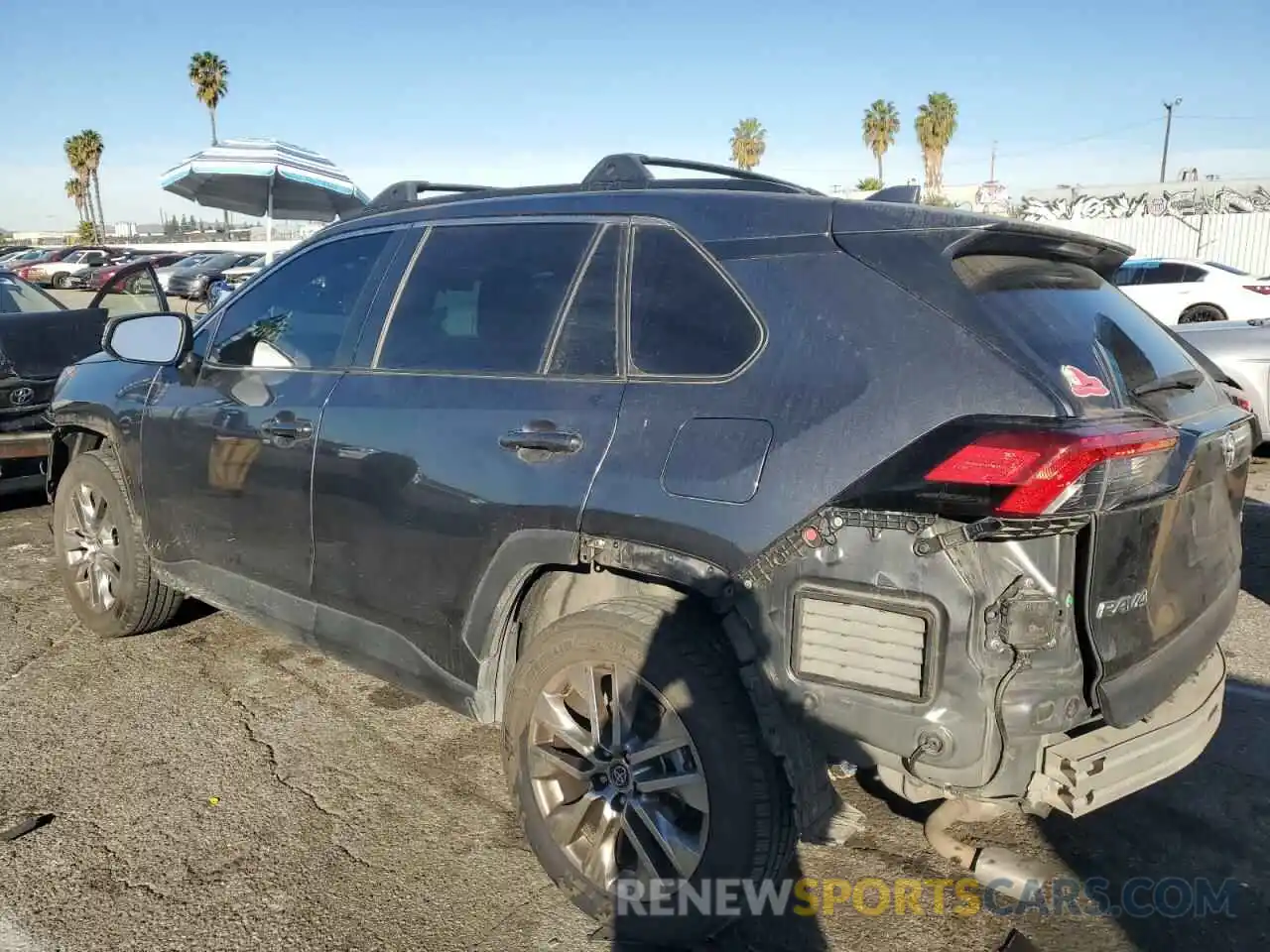 2 Photograph of a damaged car 2T3C1RFVXMC097552 TOYOTA RAV4 2021