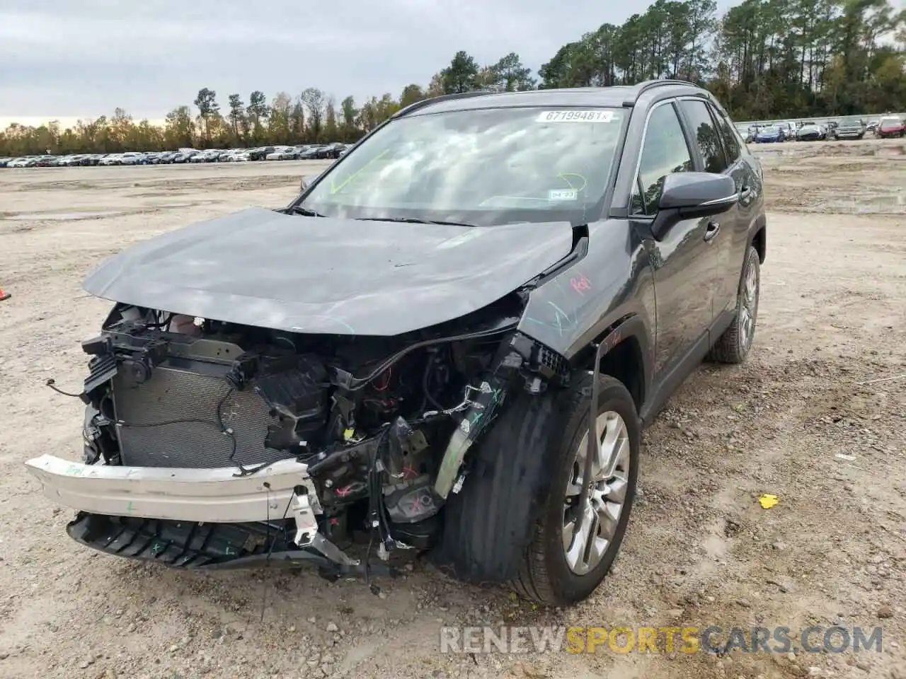 2 Photograph of a damaged car 2T3C1RFVXMC135250 TOYOTA RAV4 2021