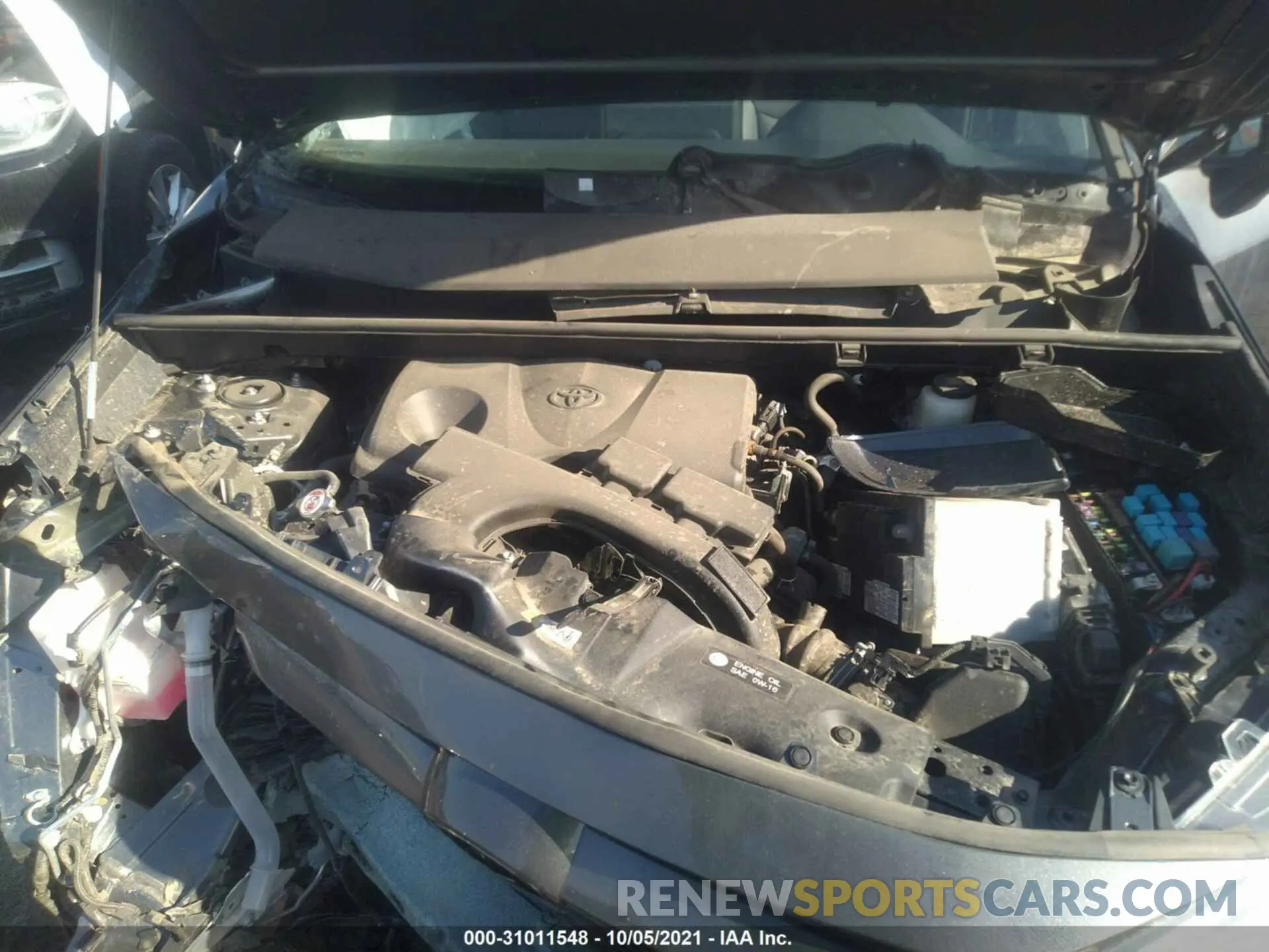 10 Photograph of a damaged car 2T3C1RFVXMC140433 TOYOTA RAV4 2021