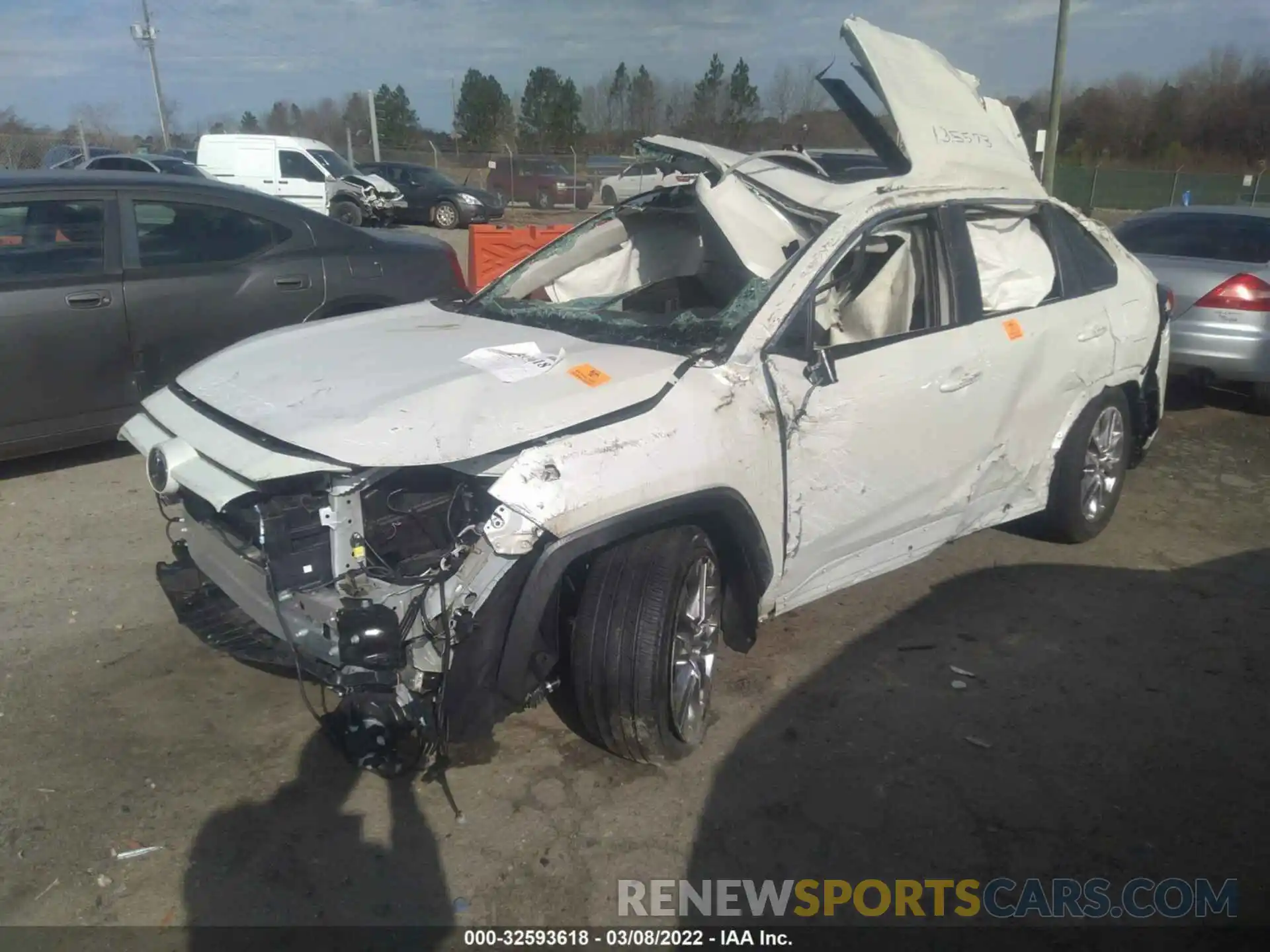 2 Photograph of a damaged car 2T3C1RFVXMW156890 TOYOTA RAV4 2021