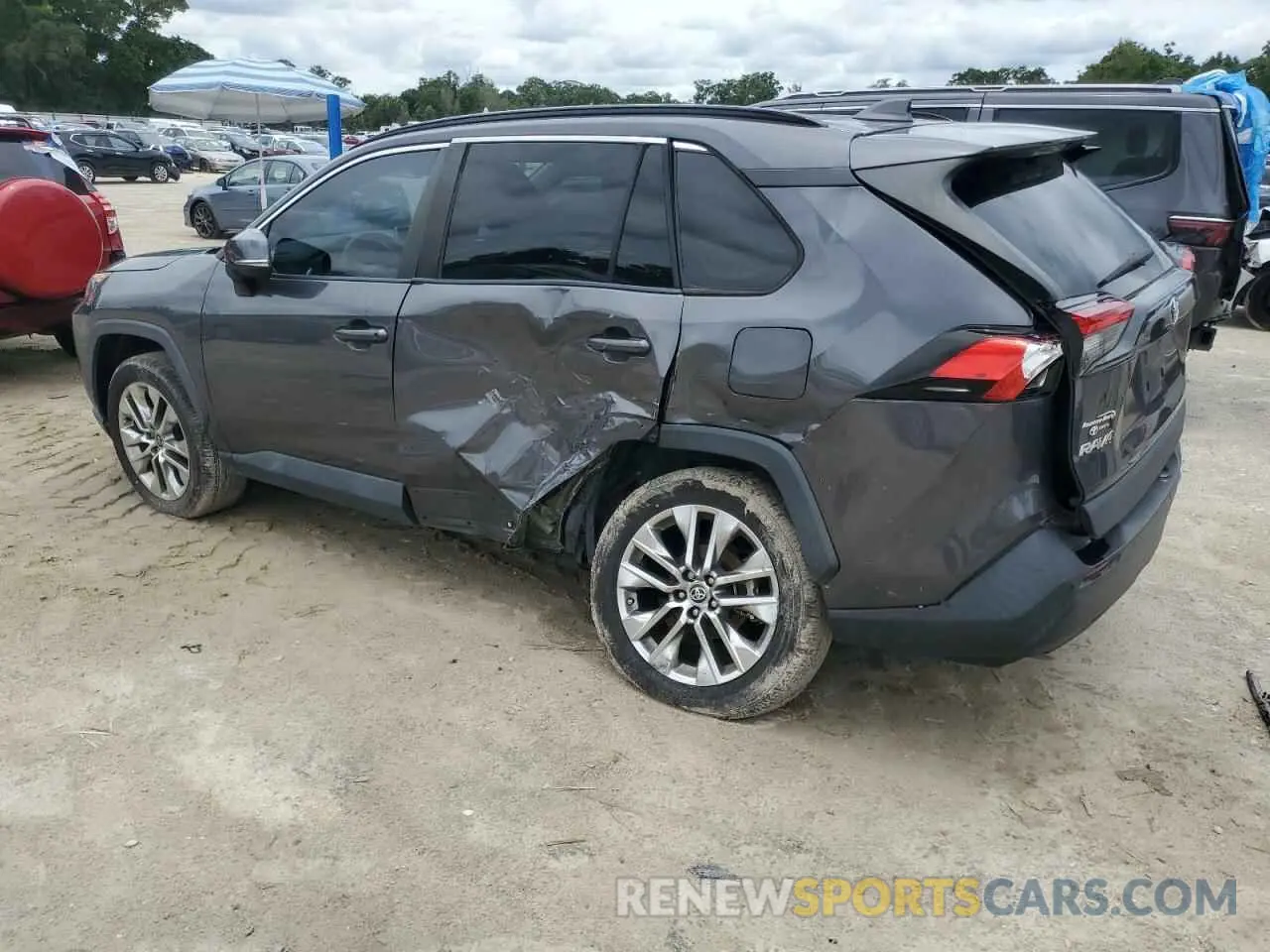 2 Photograph of a damaged car 2T3C1RFVXMW163287 TOYOTA RAV4 2021