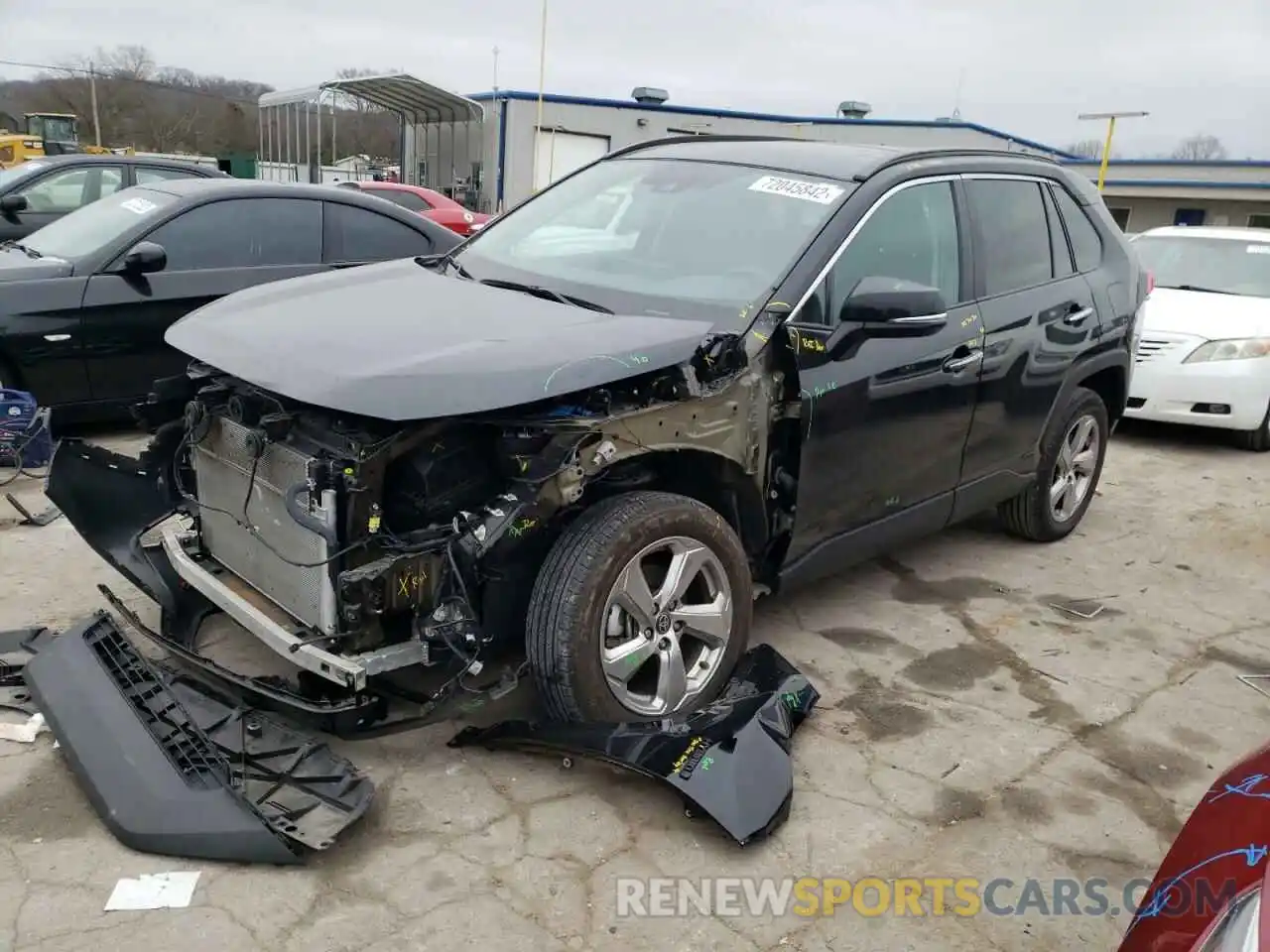 1 Photograph of a damaged car 2T3D6RFV2MW010988 TOYOTA RAV4 2021