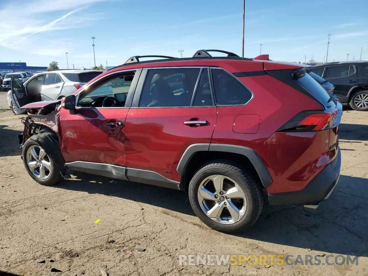 2 Photograph of a damaged car 2T3D6RFV4MW010815 TOYOTA RAV4 2021