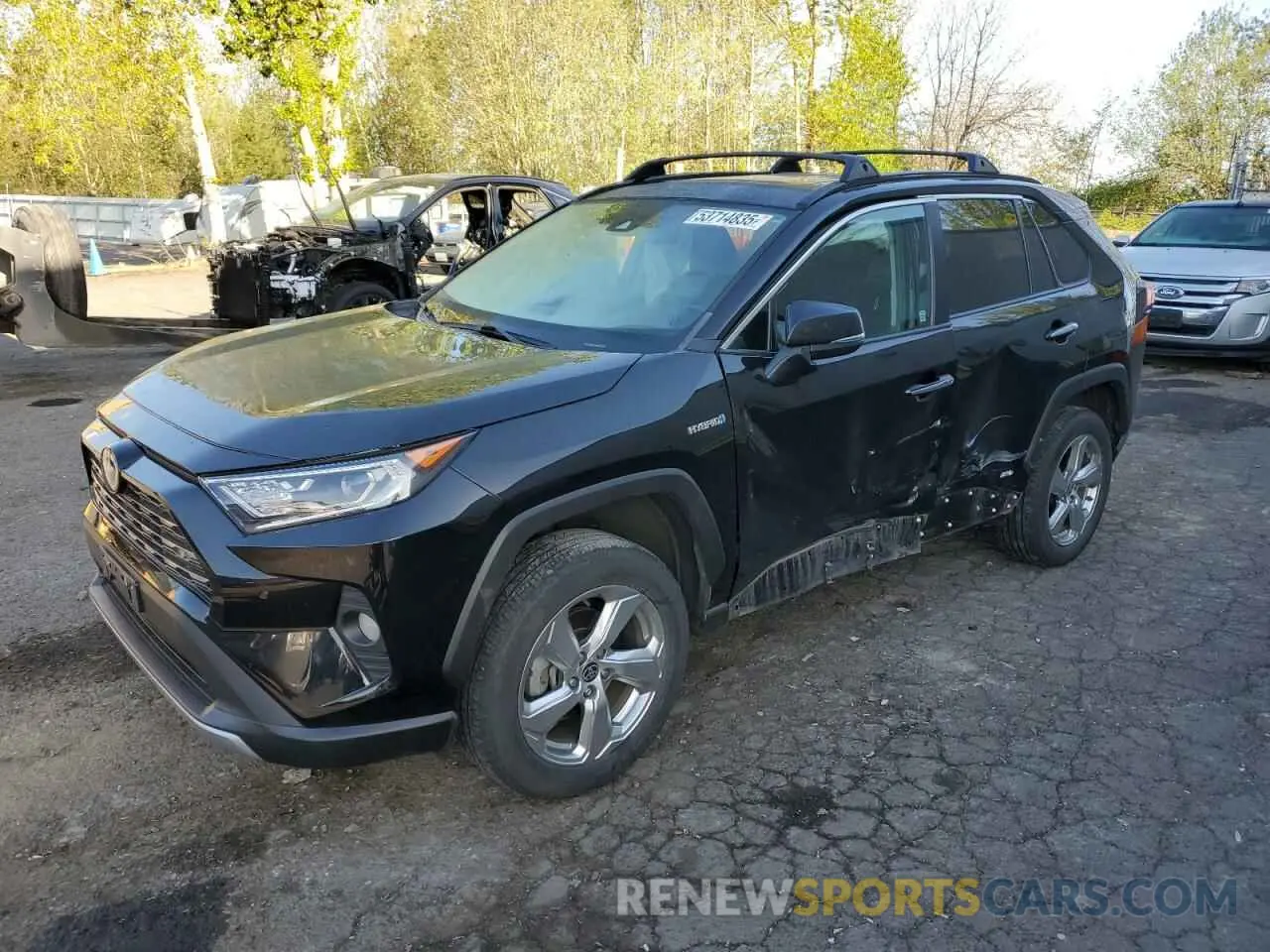 1 Photograph of a damaged car 2T3D6RFV5MW020821 TOYOTA RAV4 2021