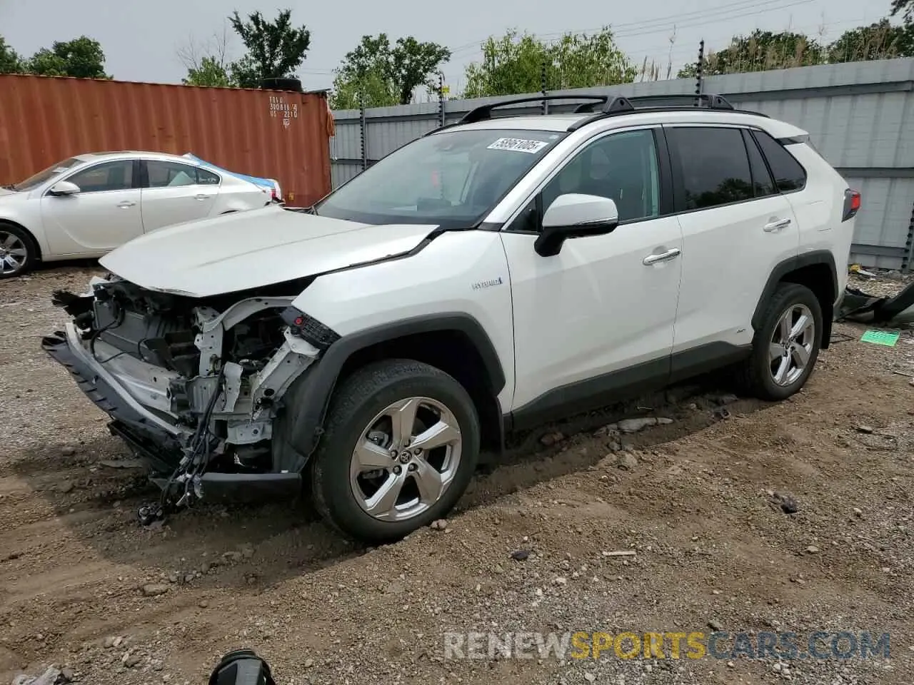 1 Photograph of a damaged car 2T3D6RFV6MW015871 TOYOTA RAV4 2021