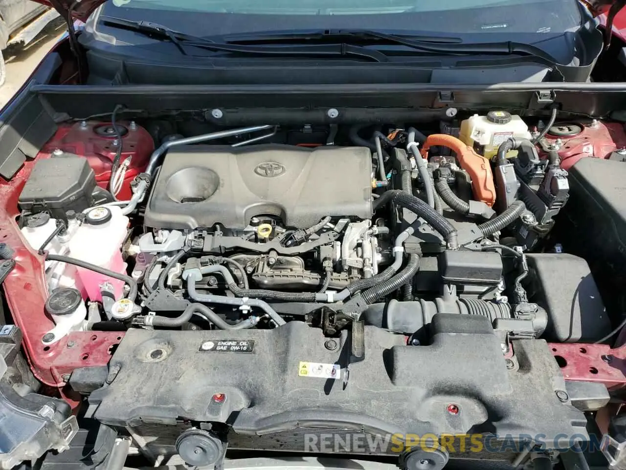 12 Photograph of a damaged car 2T3D6RFV7MW012784 TOYOTA RAV4 2021