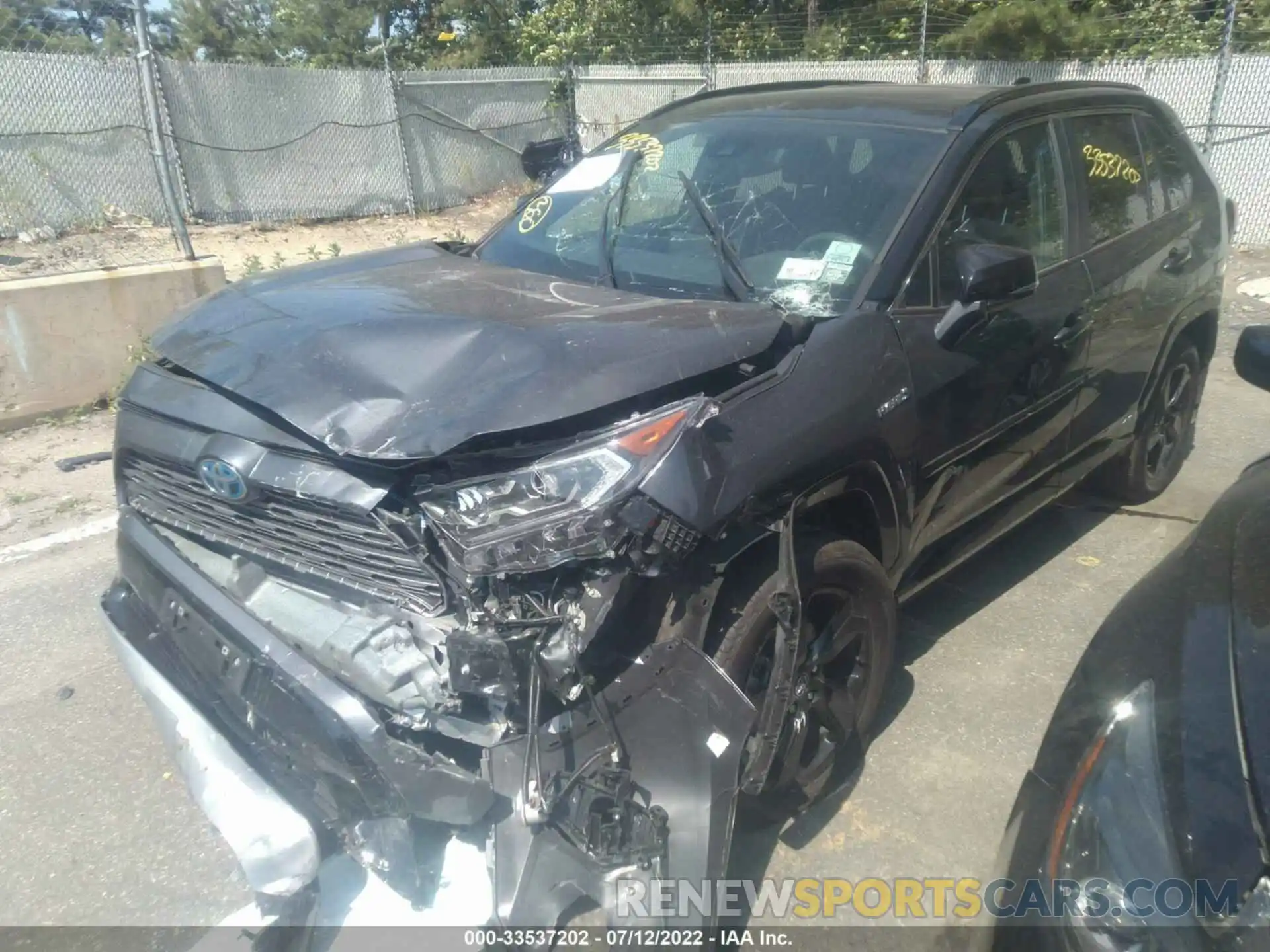 2 Photograph of a damaged car 2T3E6RFV0MW003302 TOYOTA RAV4 2021