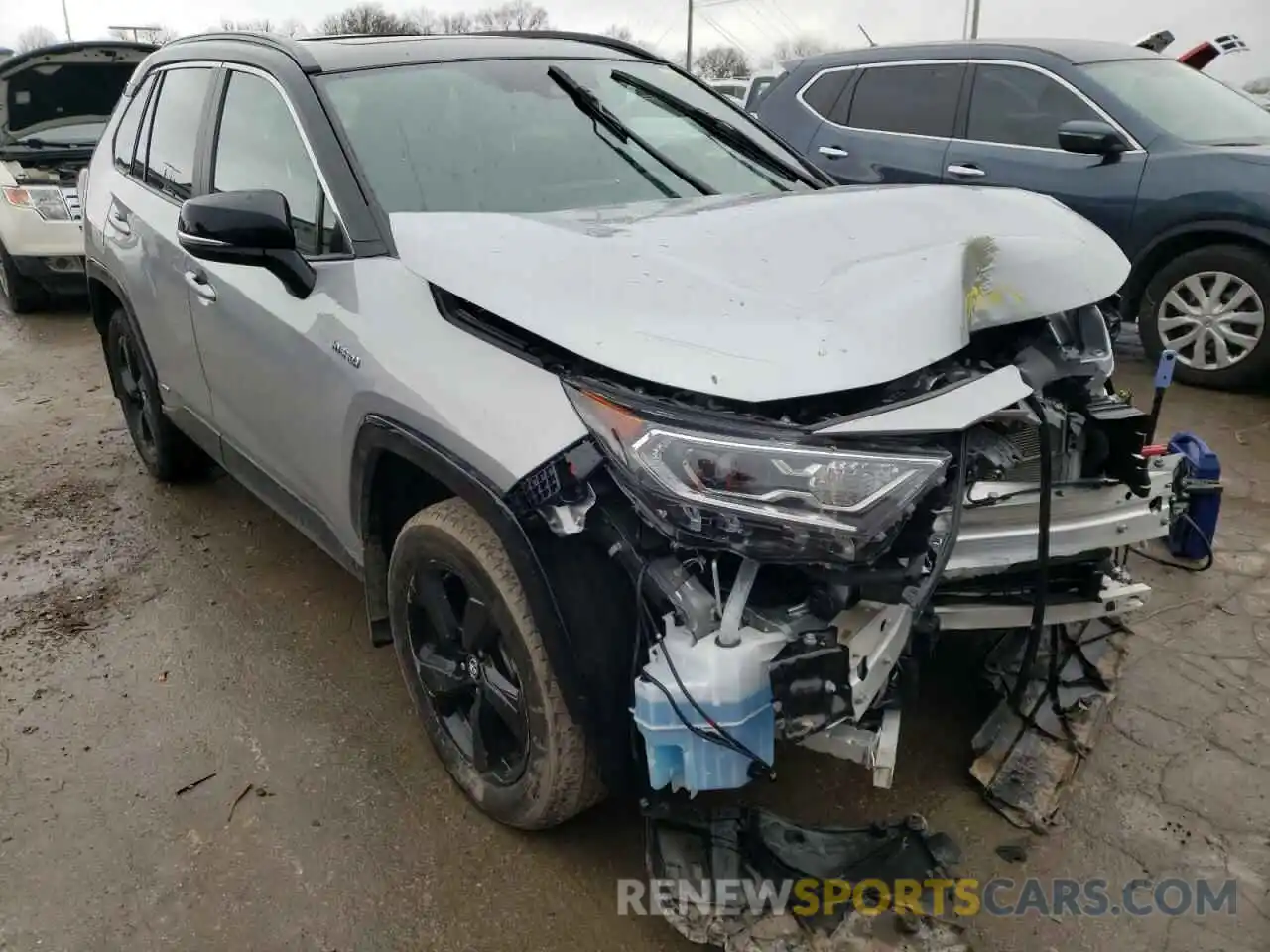 1 Photograph of a damaged car 2T3E6RFV0MW005437 TOYOTA RAV4 2021