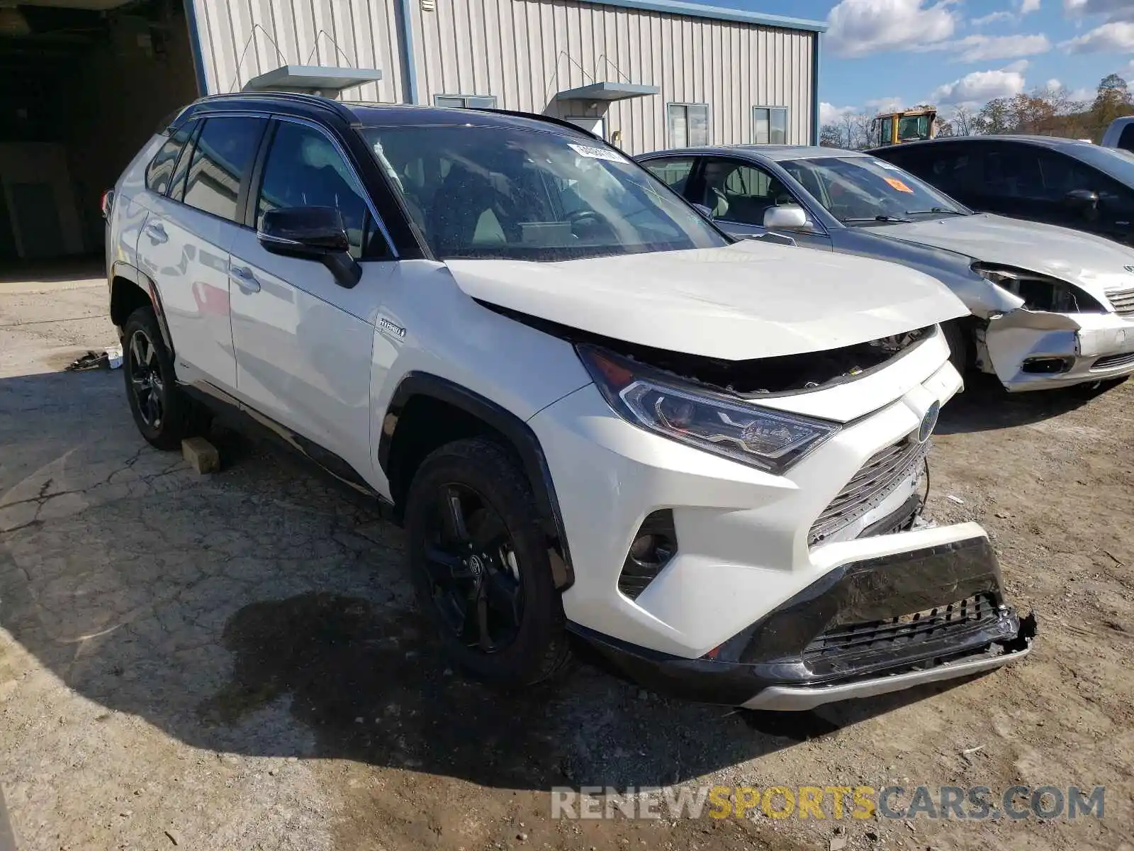 1 Photograph of a damaged car 2T3E6RFV1MW007441 TOYOTA RAV4 2021