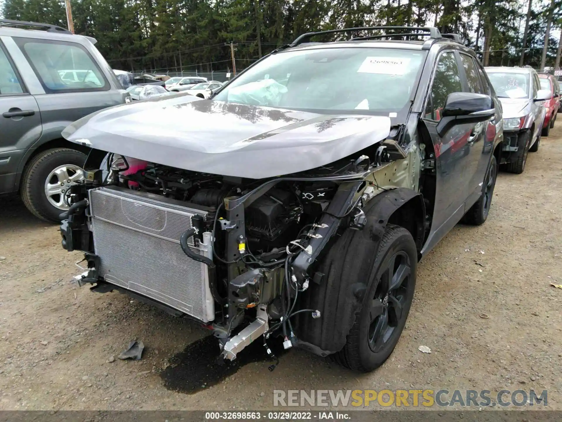 2 Photograph of a damaged car 2T3E6RFV1MW016902 TOYOTA RAV4 2021