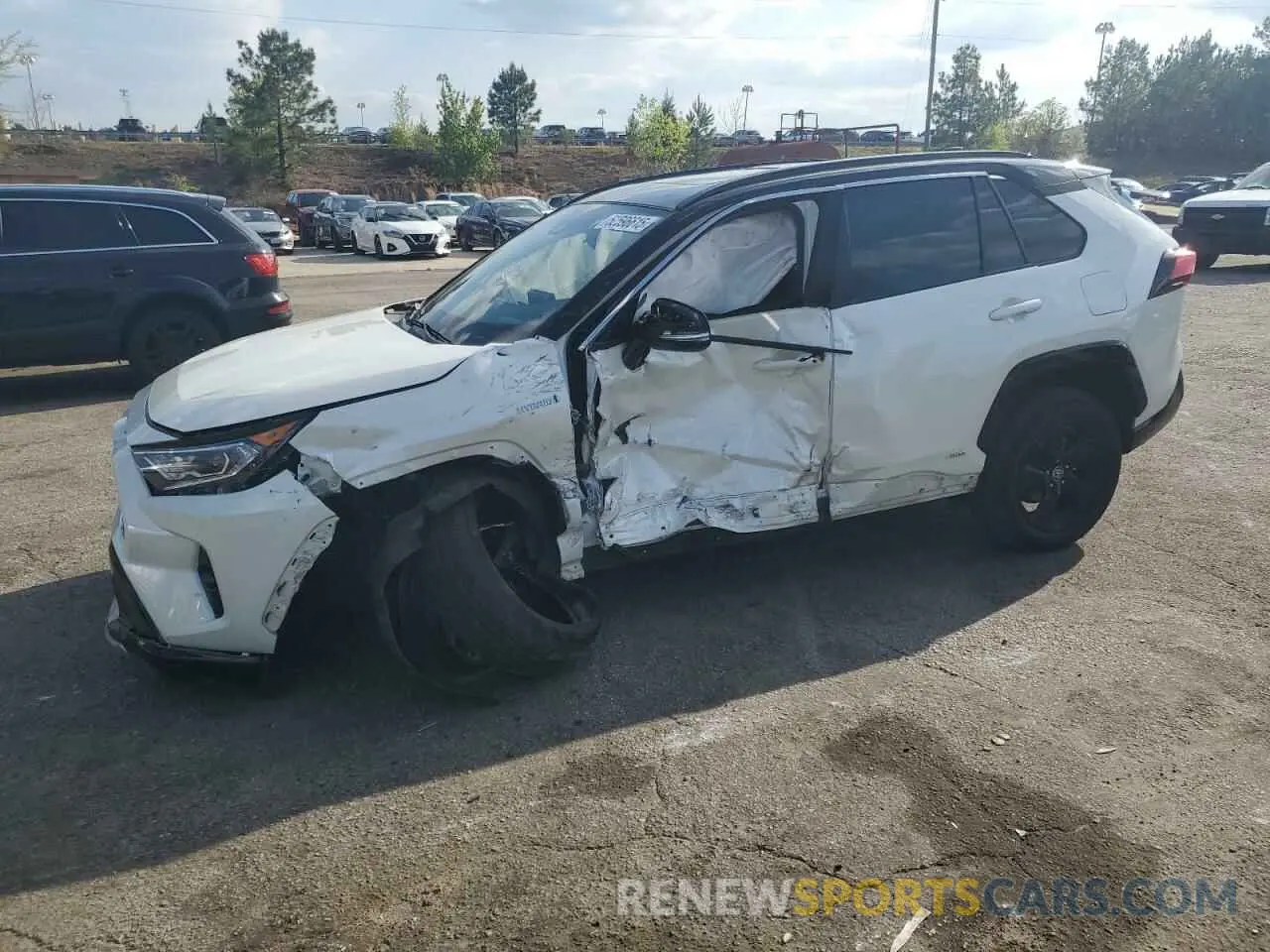 1 Photograph of a damaged car 2T3E6RFV1MW028094 TOYOTA RAV4 2021