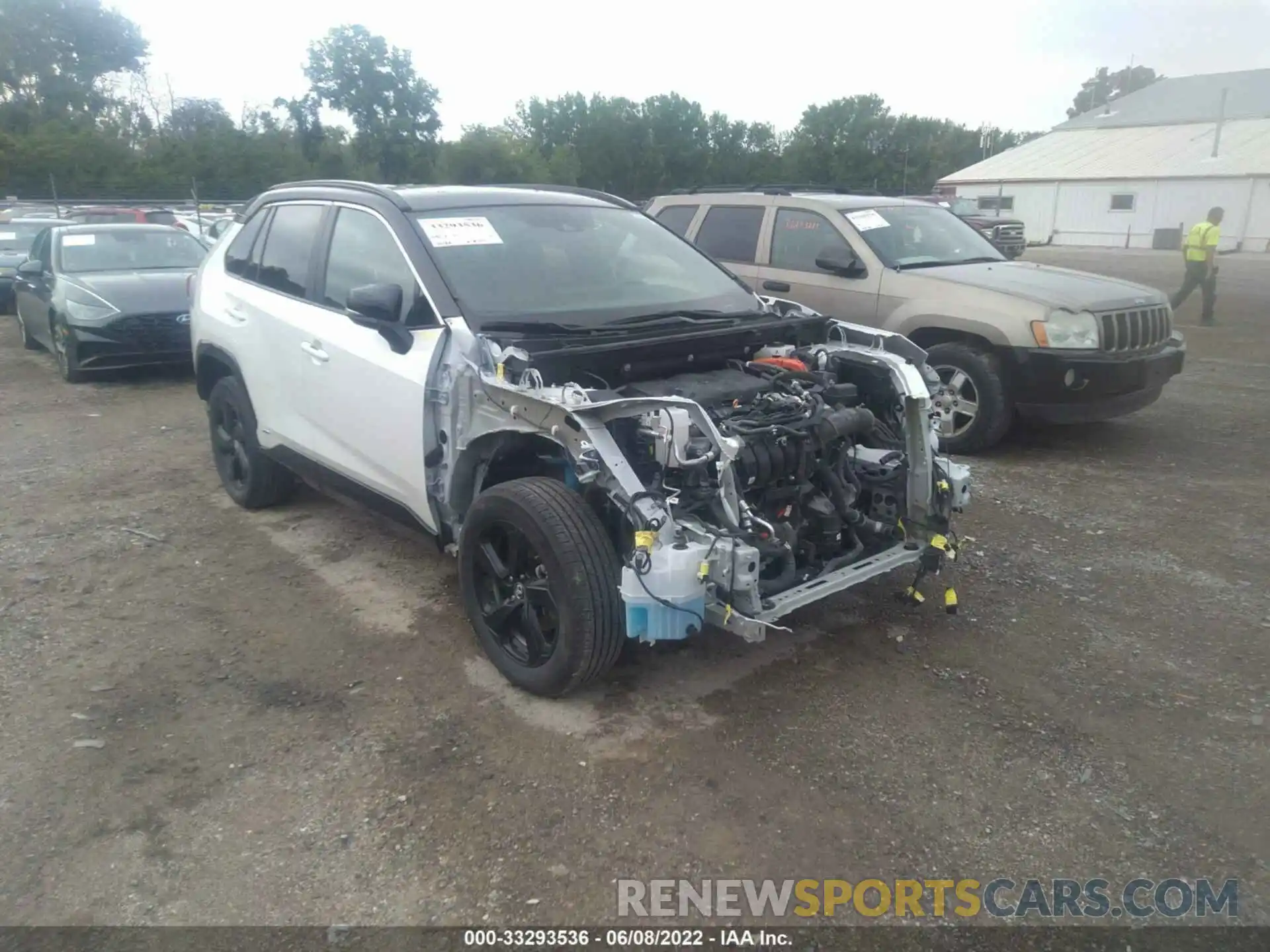 1 Photograph of a damaged car 2T3E6RFV2MW006993 TOYOTA RAV4 2021