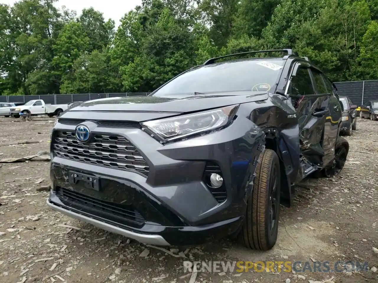 2 Photograph of a damaged car 2T3E6RFV2MW008369 TOYOTA RAV4 2021