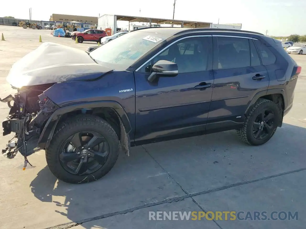 1 Photograph of a damaged car 2T3E6RFV2MW017914 TOYOTA RAV4 2021