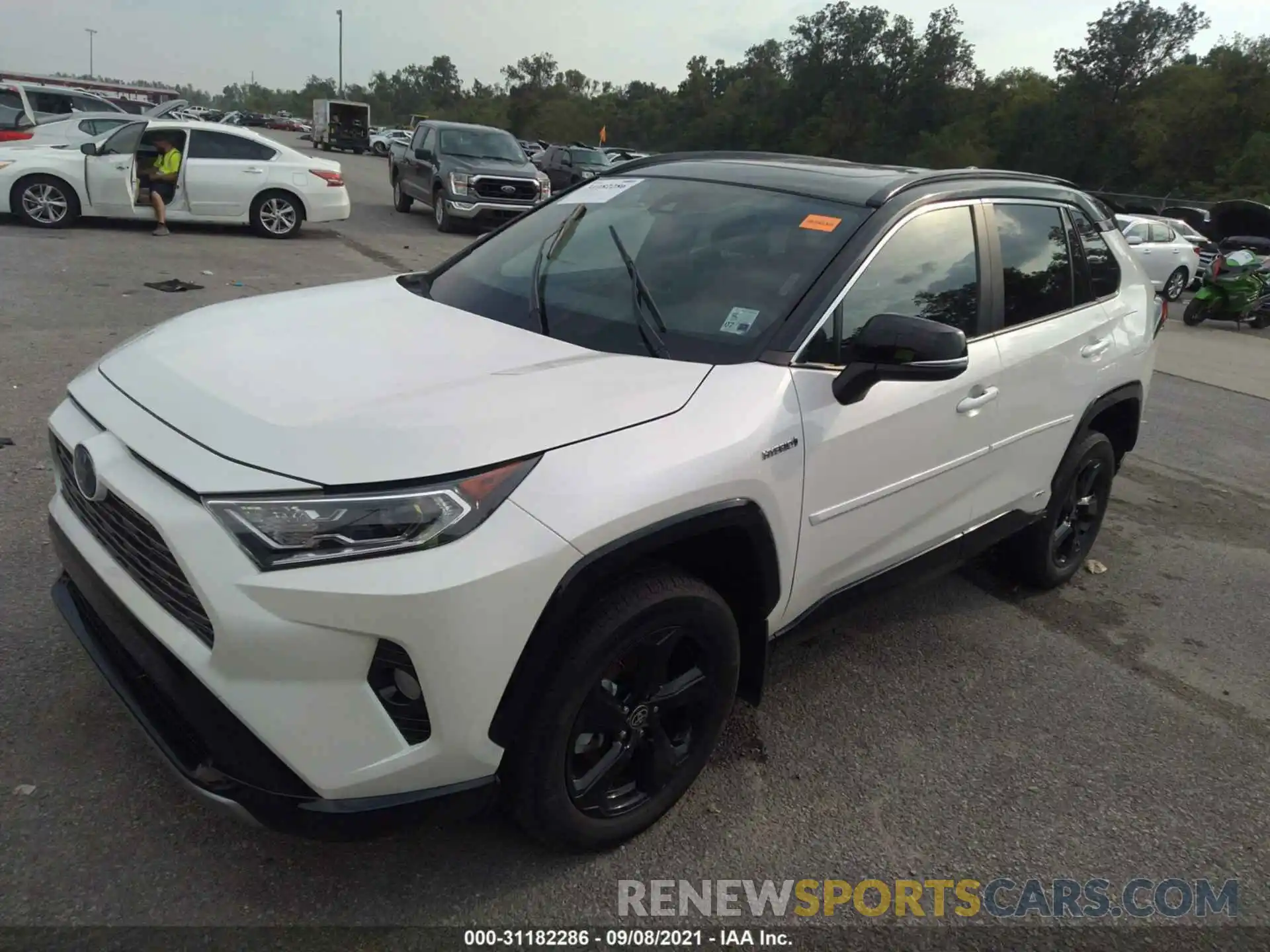 2 Photograph of a damaged car 2T3E6RFV2MW025995 TOYOTA RAV4 2021