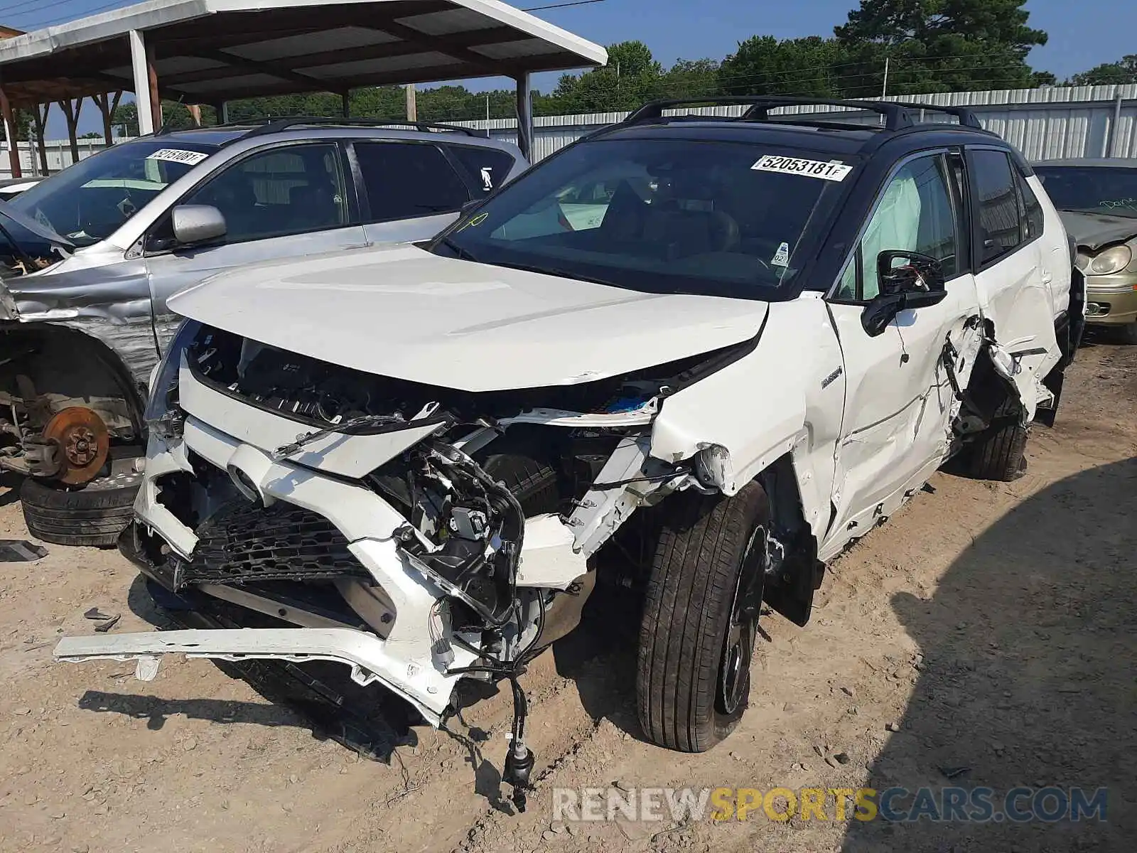 2 Photograph of a damaged car 2T3E6RFV3MW018764 TOYOTA RAV4 2021