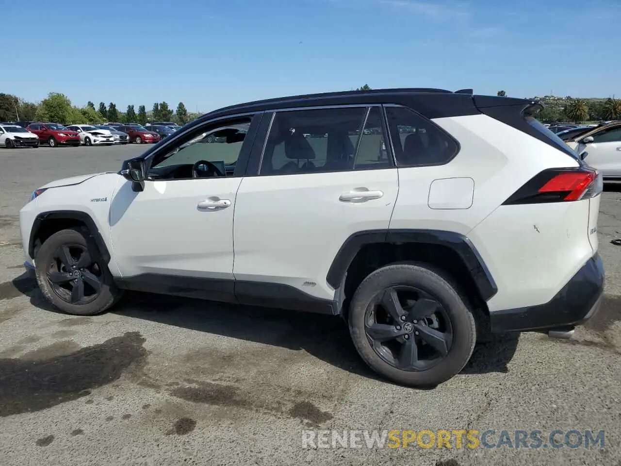 2 Photograph of a damaged car 2T3E6RFV3MW028727 TOYOTA RAV4 2021