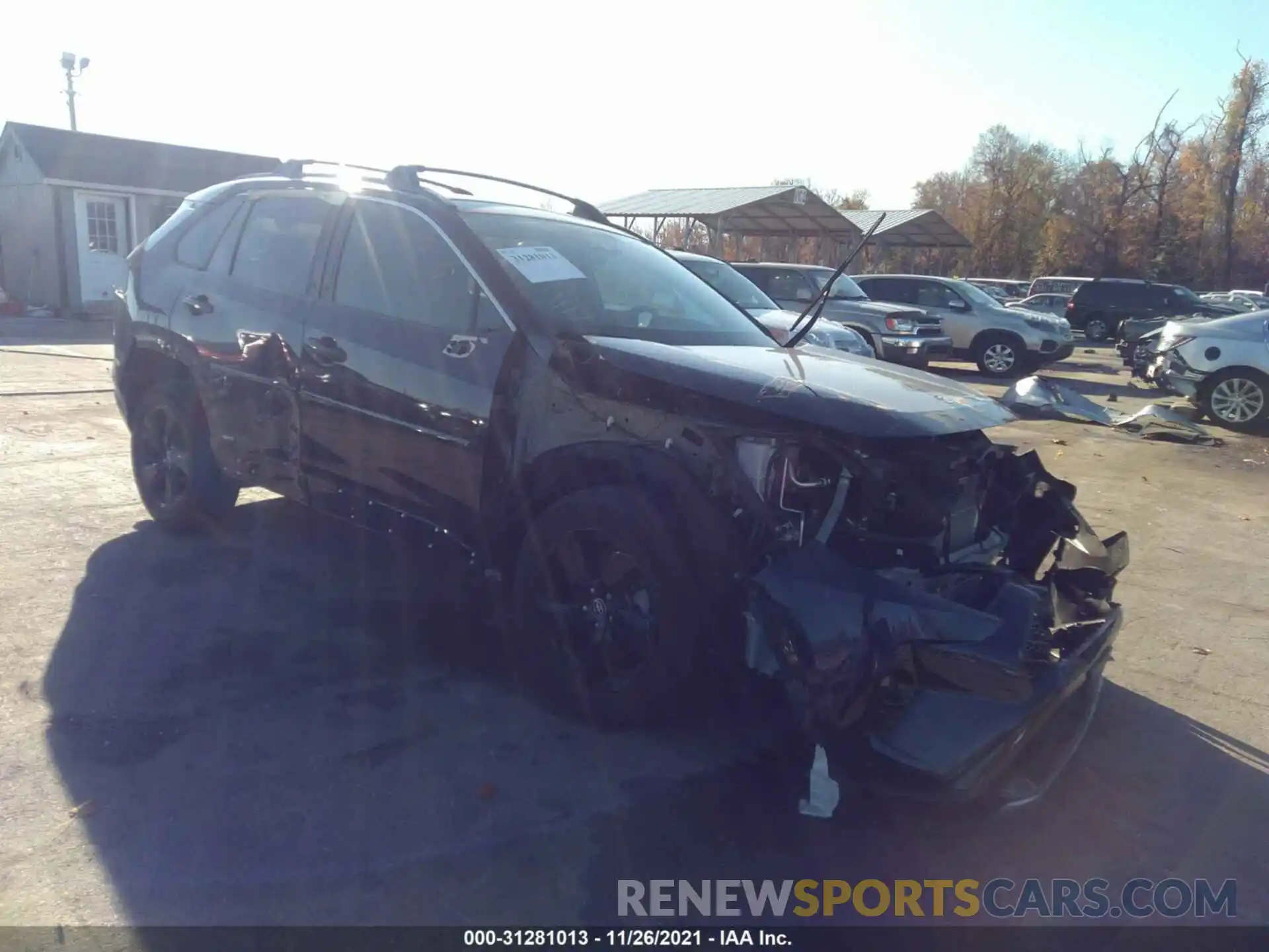 1 Photograph of a damaged car 2T3E6RFV4MW009233 TOYOTA RAV4 2021