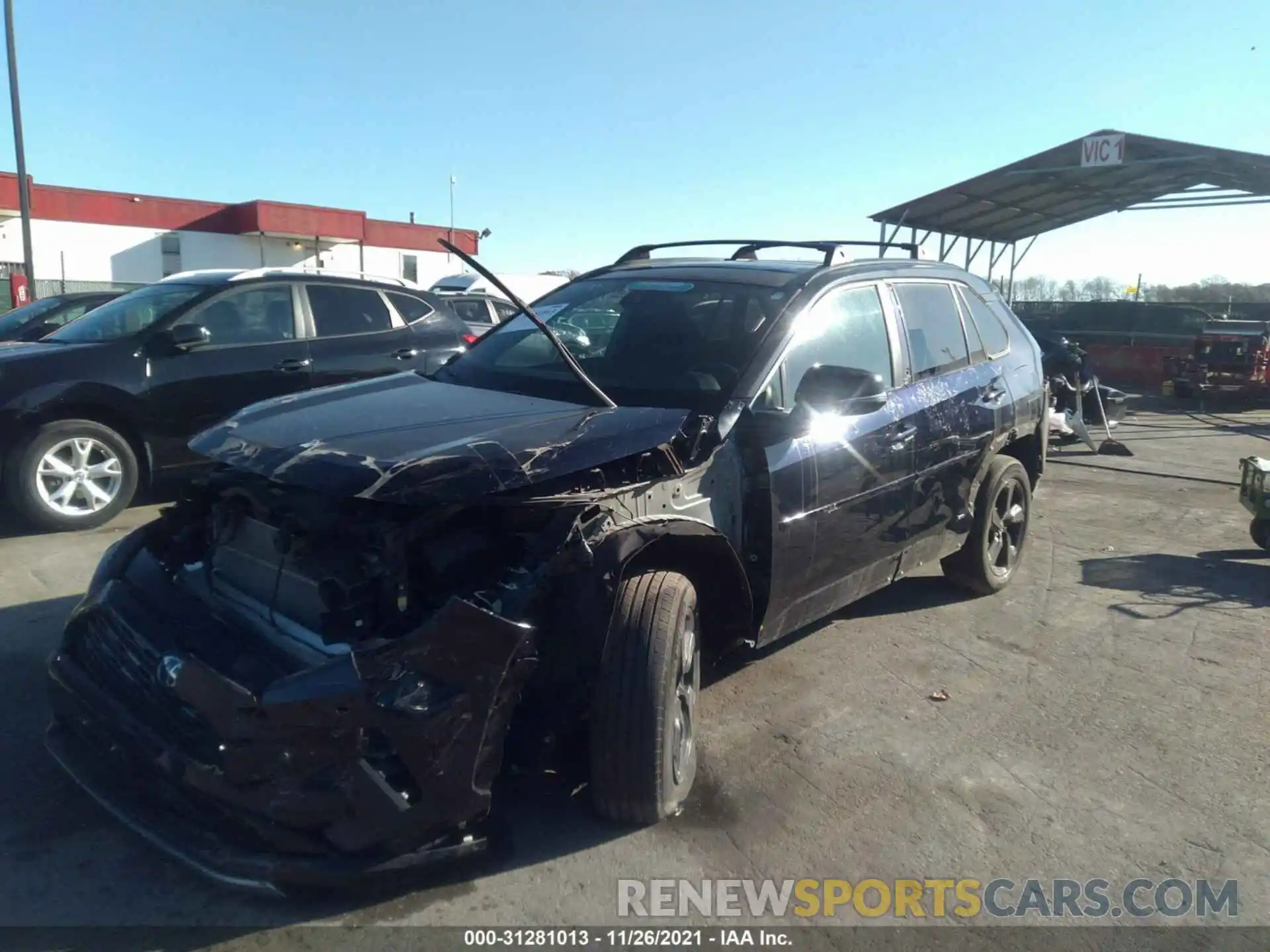 2 Photograph of a damaged car 2T3E6RFV4MW009233 TOYOTA RAV4 2021