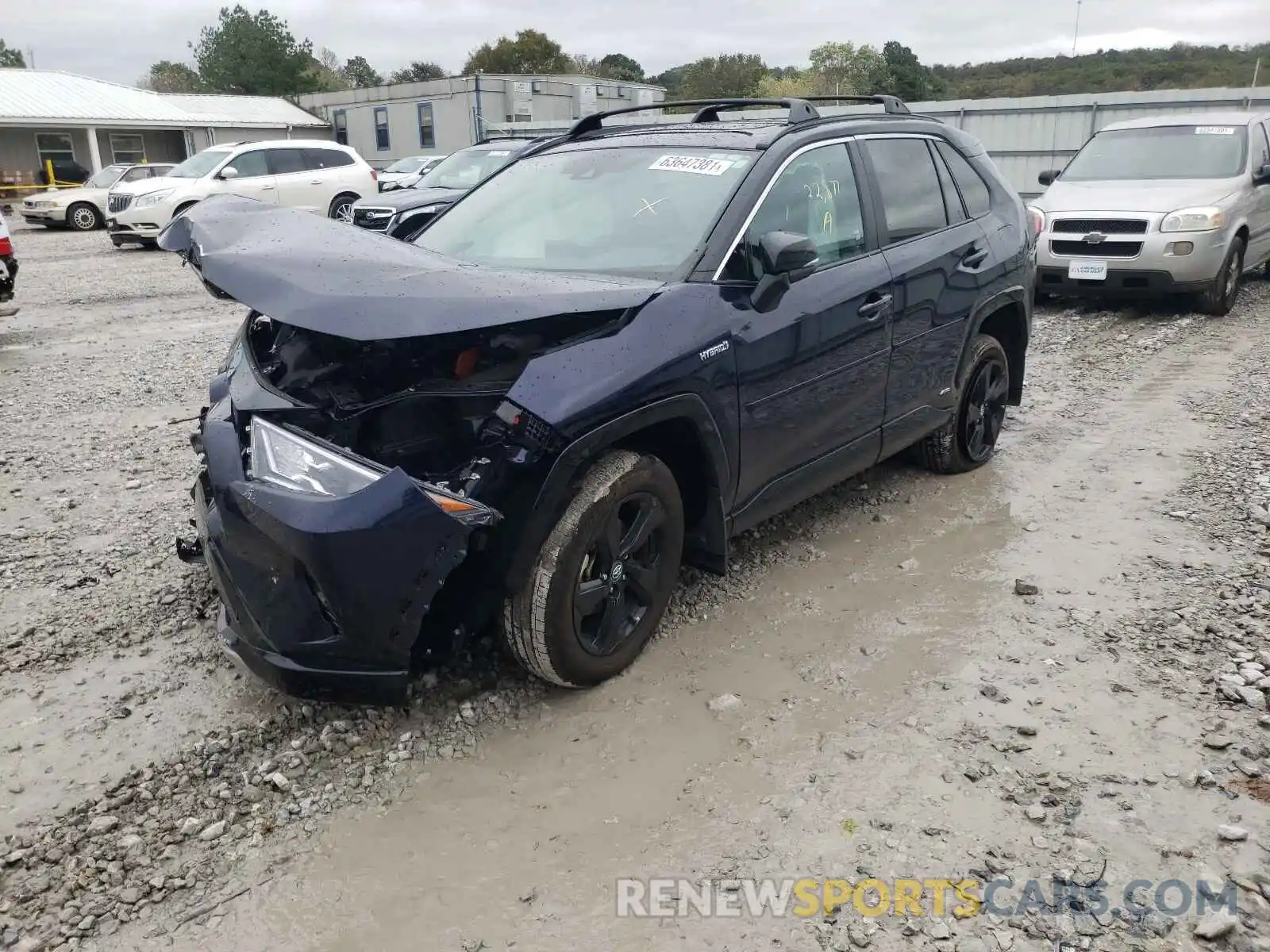 2 Photograph of a damaged car 2T3E6RFV4MW009457 TOYOTA RAV4 2021