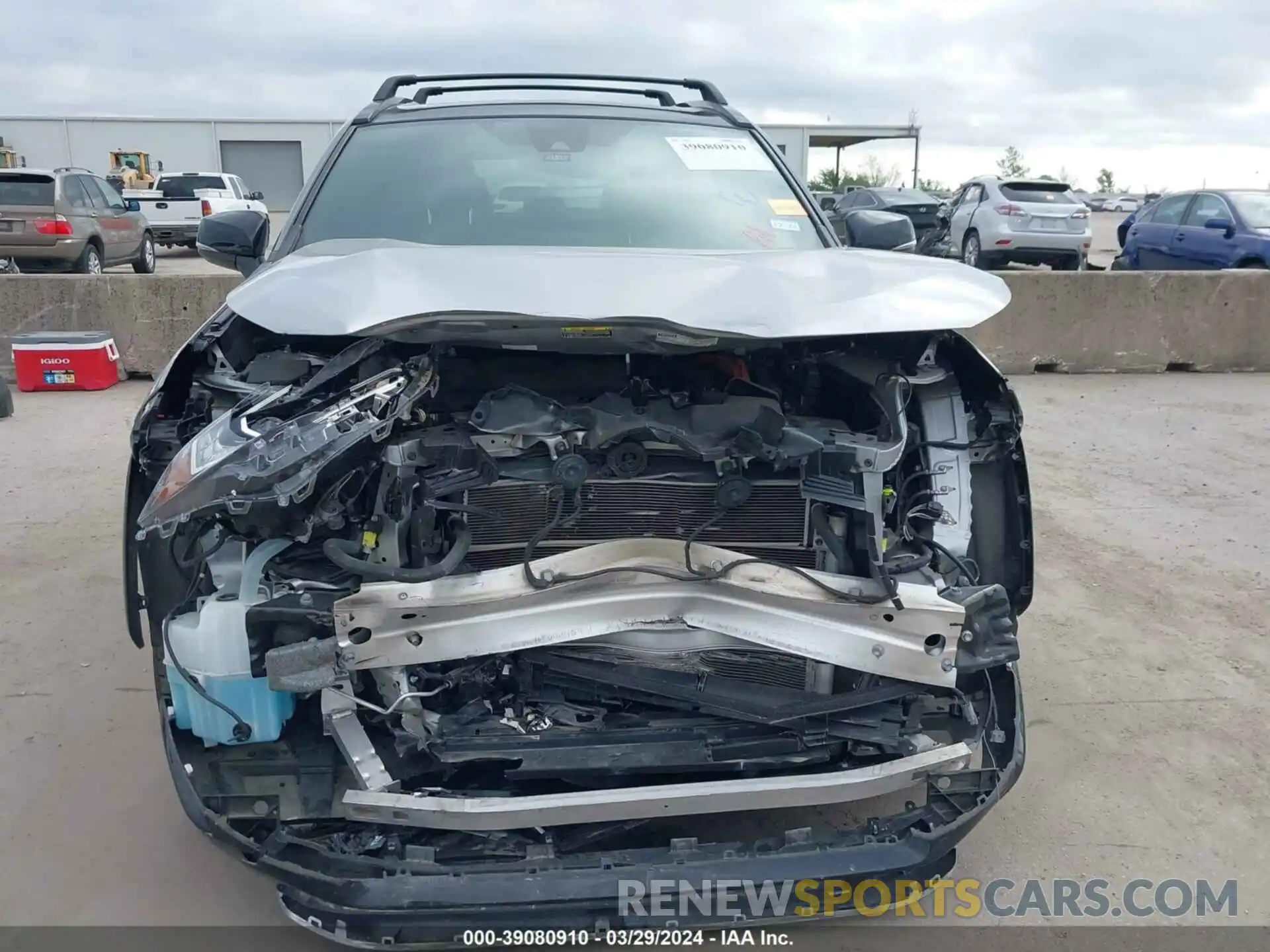 12 Photograph of a damaged car 2T3E6RFV4MW009894 TOYOTA RAV4 2021