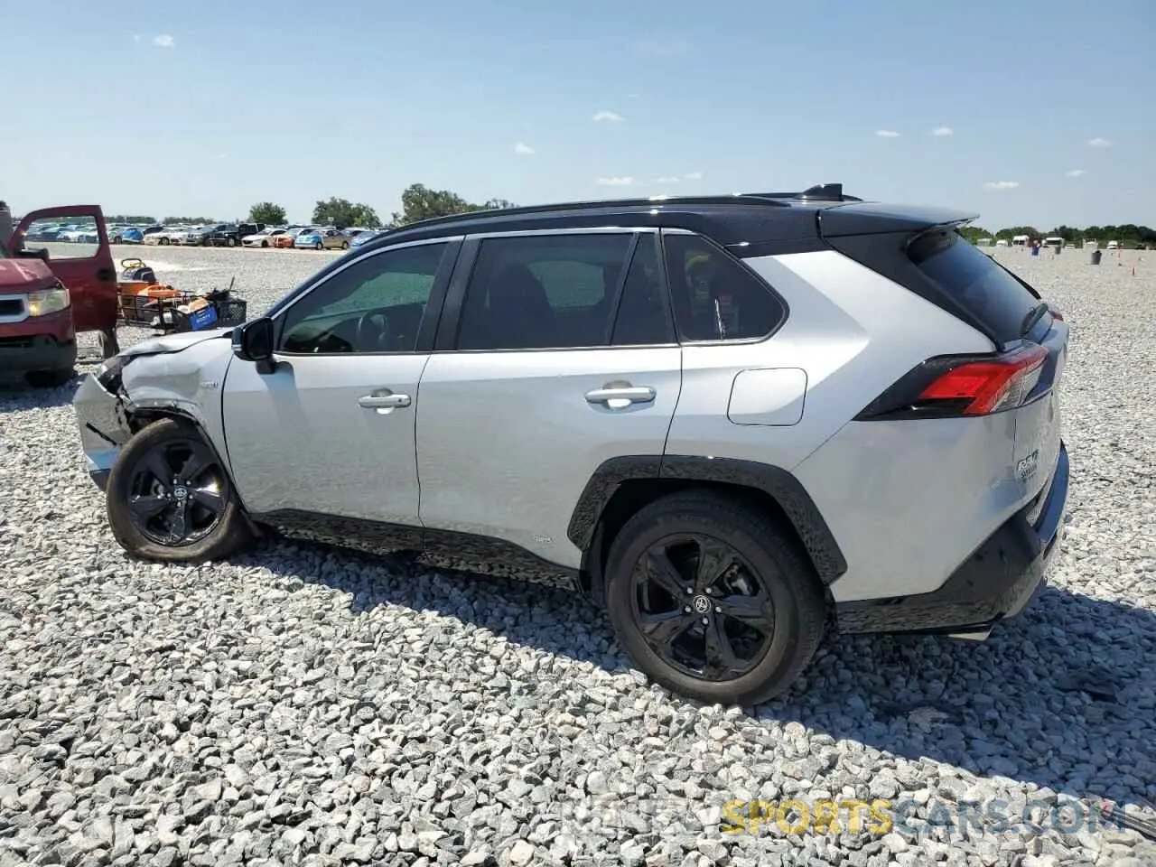 2 Photograph of a damaged car 2T3E6RFV4MW017302 TOYOTA RAV4 2021
