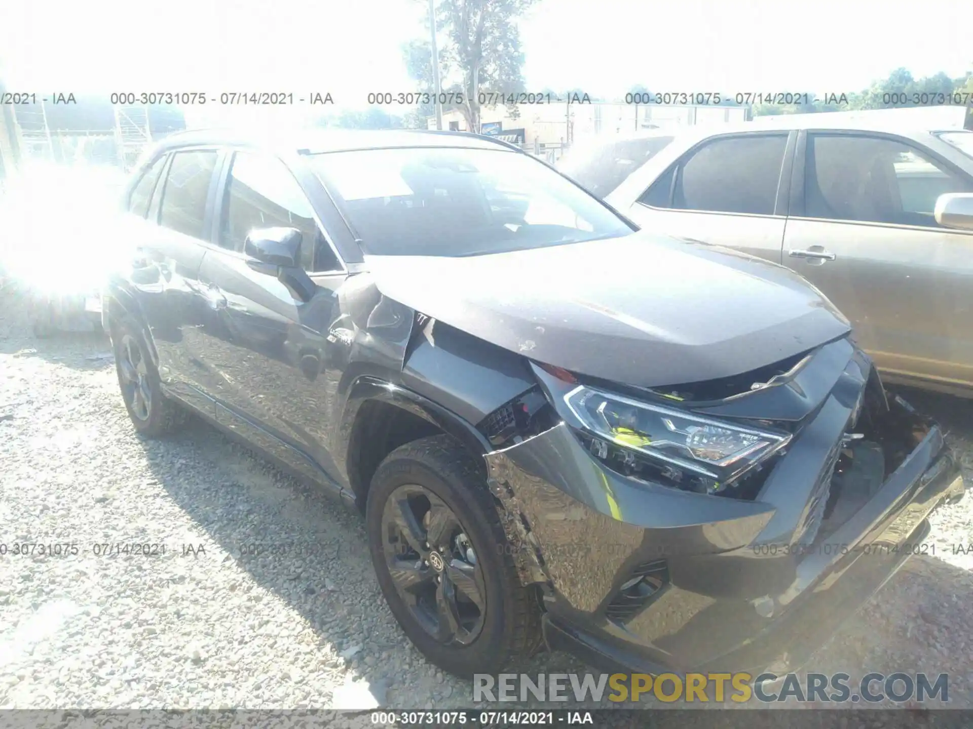 1 Photograph of a damaged car 2T3E6RFV4MW023584 TOYOTA RAV4 2021