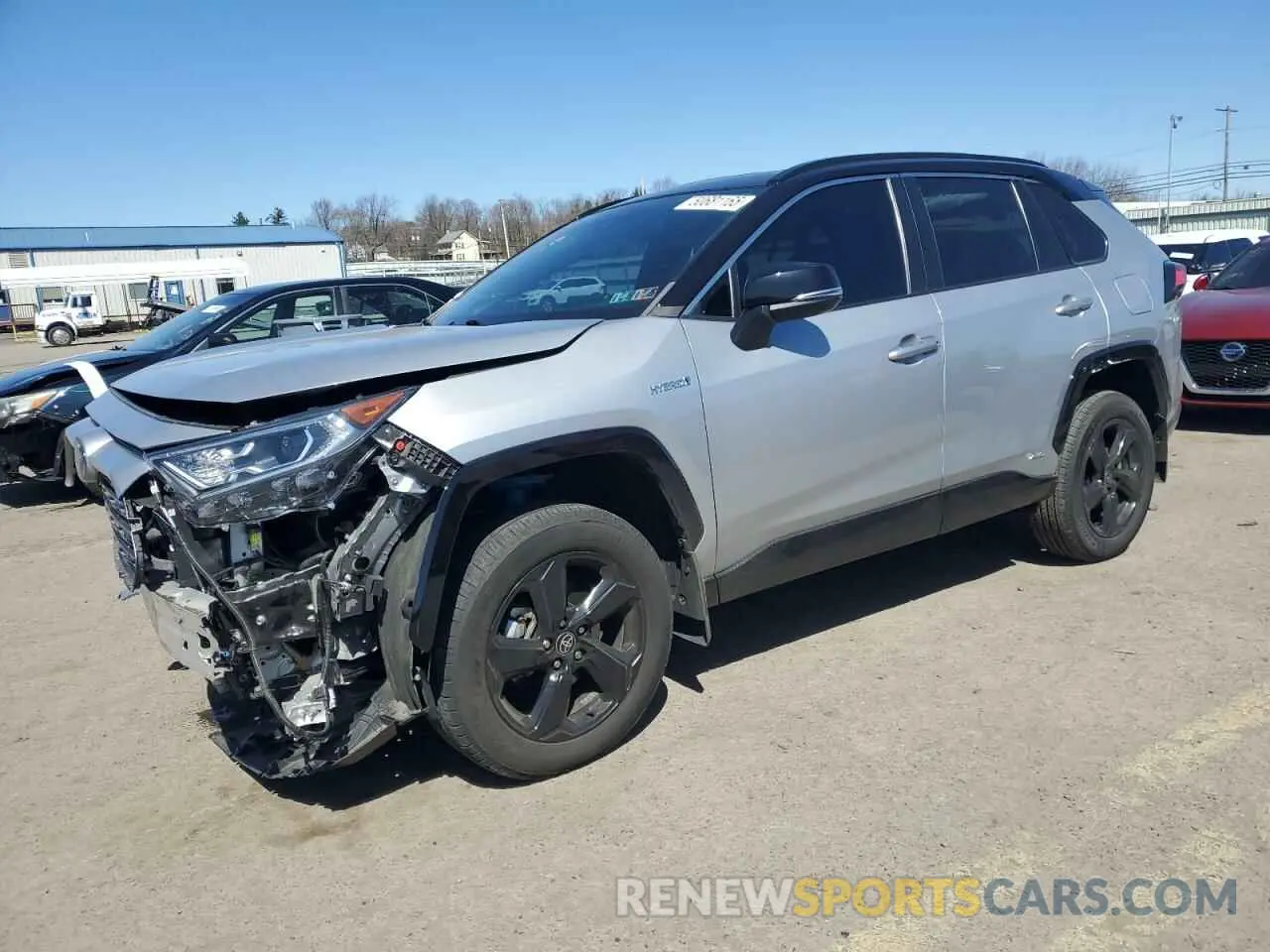 1 Photograph of a damaged car 2T3E6RFV4MW024394 TOYOTA RAV4 2021