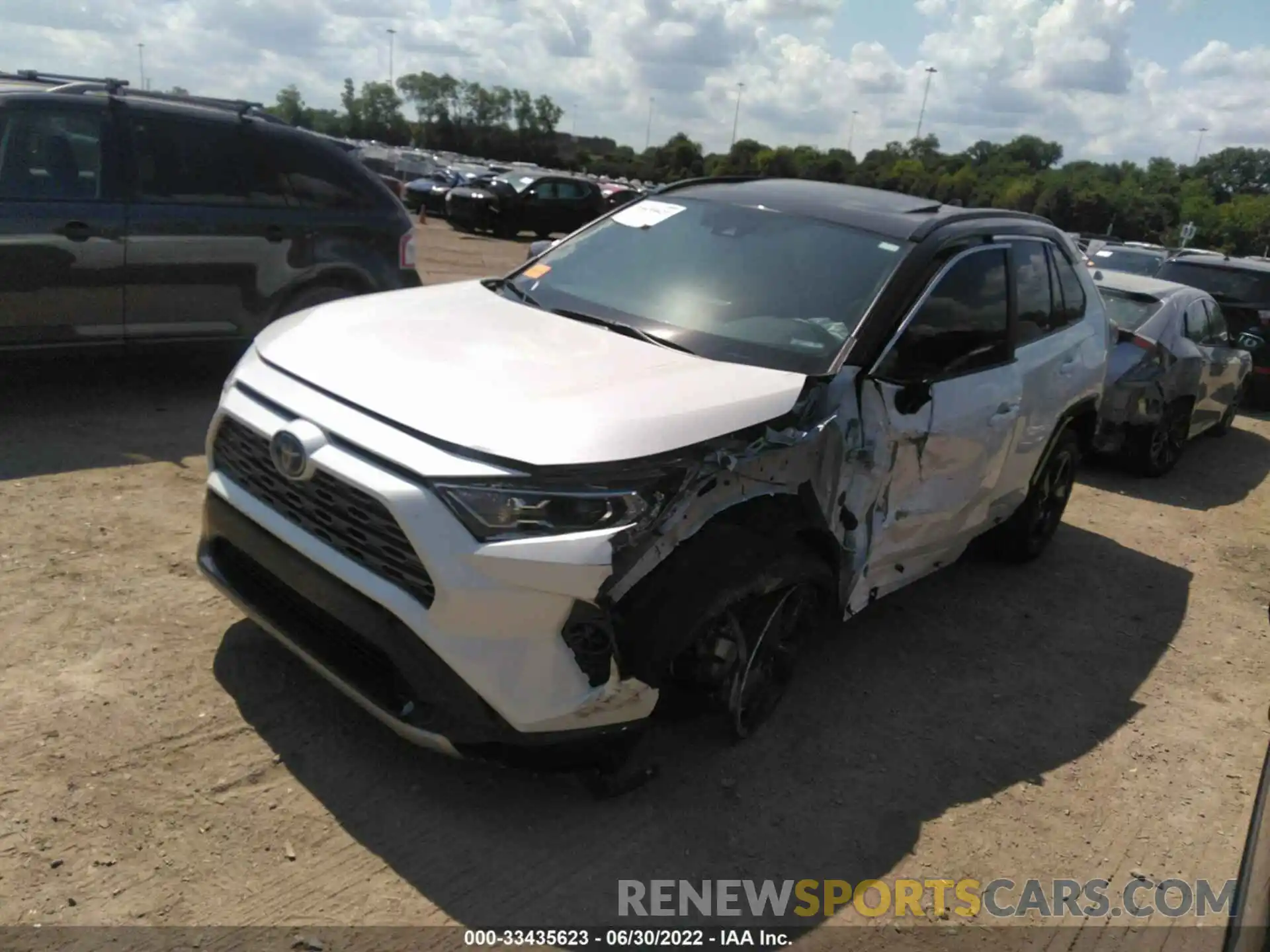 2 Photograph of a damaged car 2T3E6RFV6MW010660 TOYOTA RAV4 2021