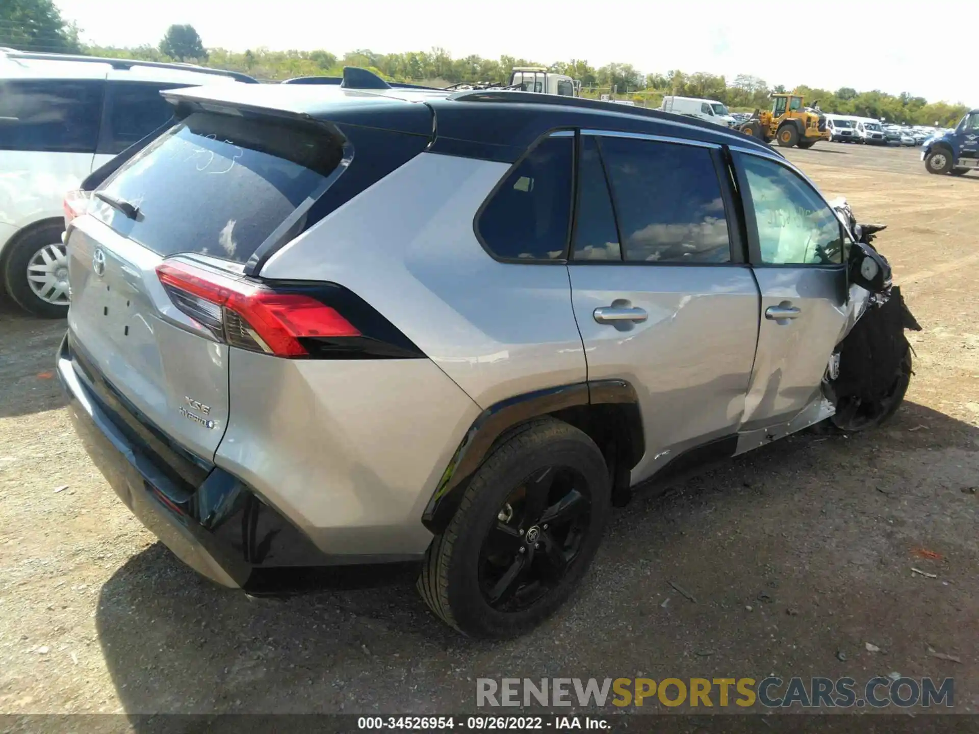 4 Photograph of a damaged car 2T3E6RFV6MW024753 TOYOTA RAV4 2021