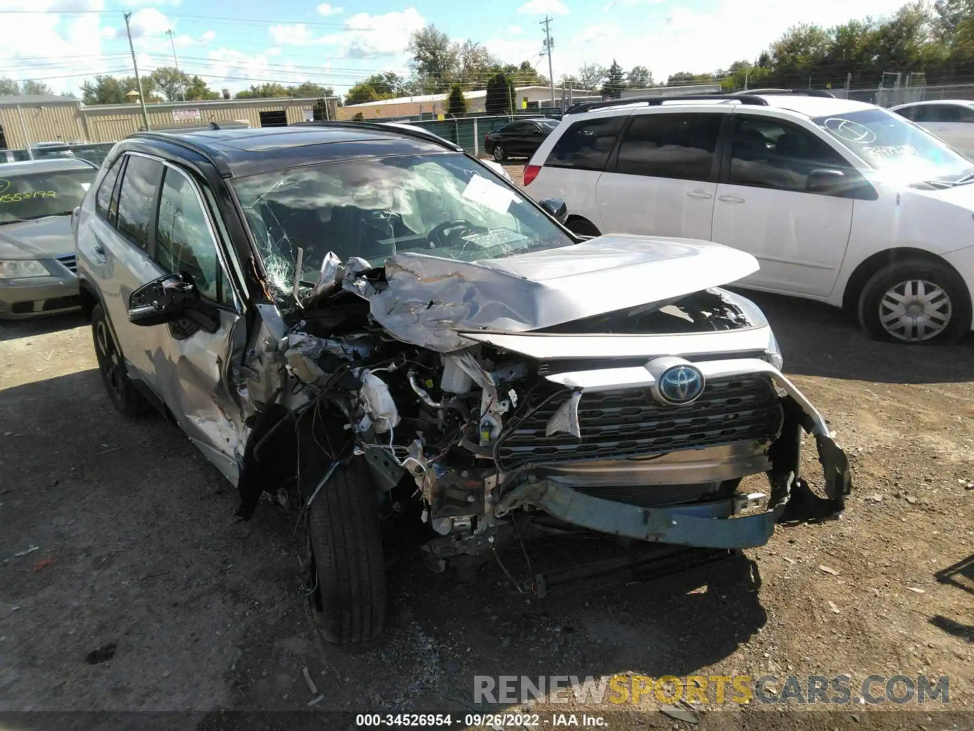 6 Photograph of a damaged car 2T3E6RFV6MW024753 TOYOTA RAV4 2021