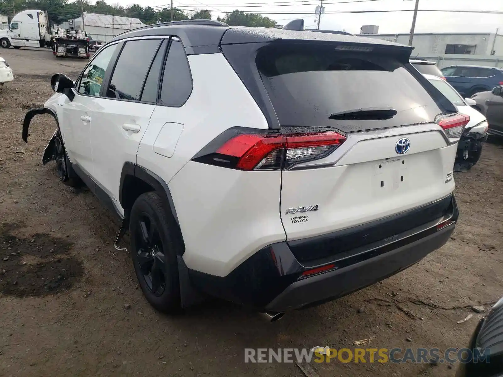 3 Photograph of a damaged car 2T3E6RFV7MW008898 TOYOTA RAV4 2021