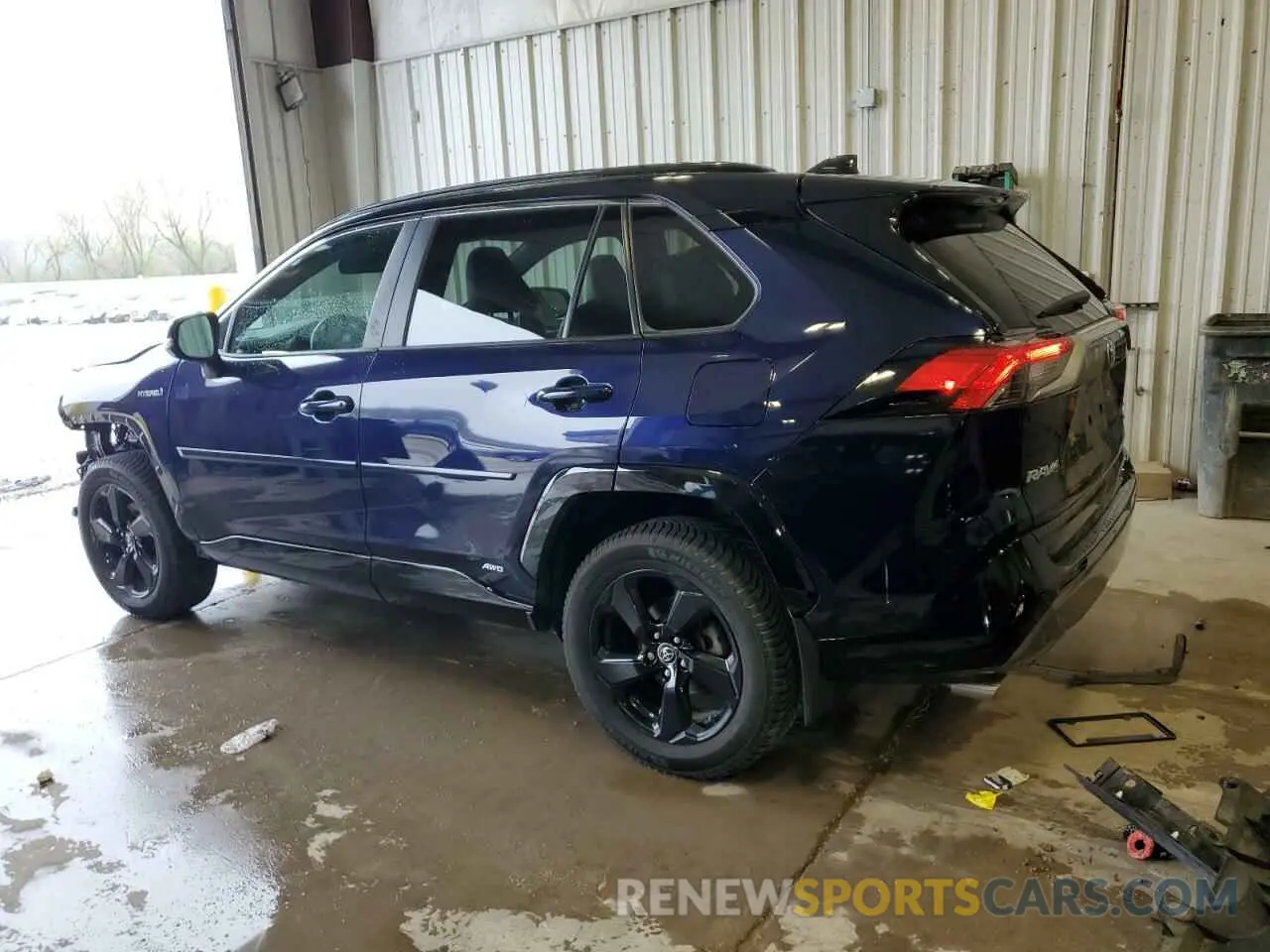 2 Photograph of a damaged car 2T3E6RFV7MW009954 TOYOTA RAV4 2021