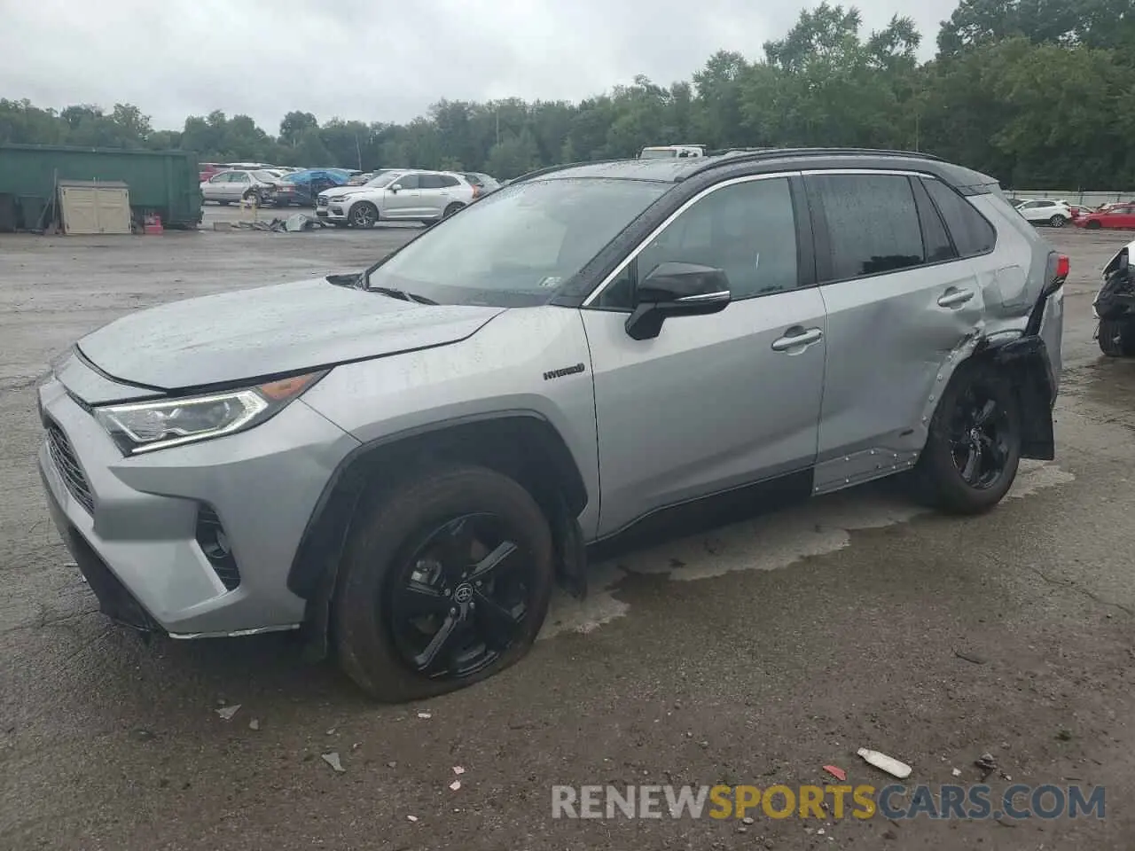 1 Photograph of a damaged car 2T3E6RFV7MW027614 TOYOTA RAV4 2021