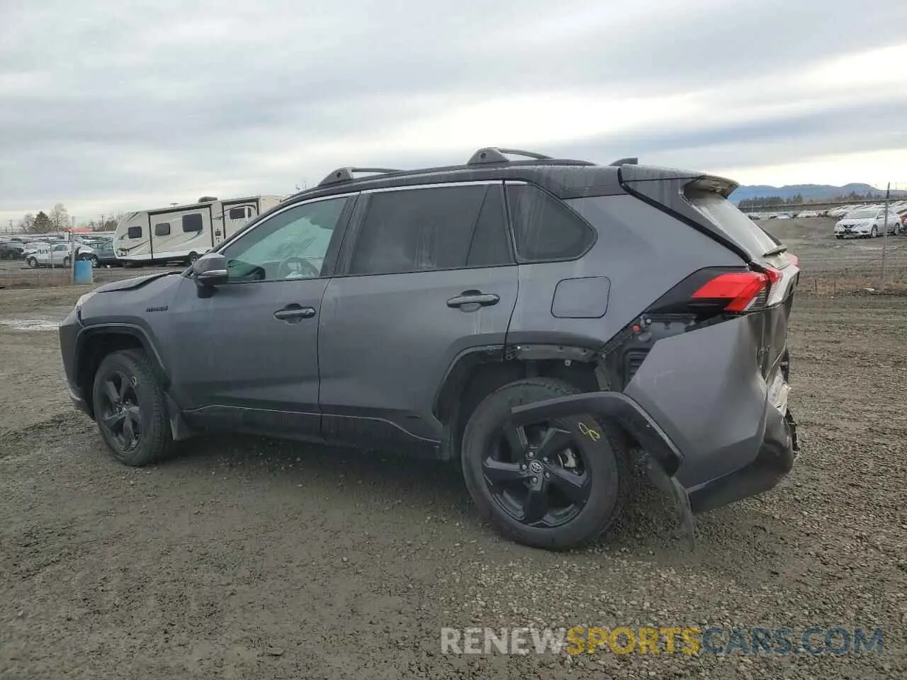 2 Photograph of a damaged car 2T3E6RFV8MW009381 TOYOTA RAV4 2021