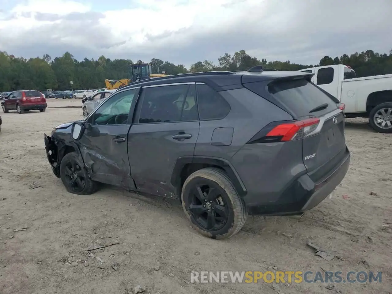 2 Photograph of a damaged car 2T3E6RFV8MW023037 TOYOTA RAV4 2021