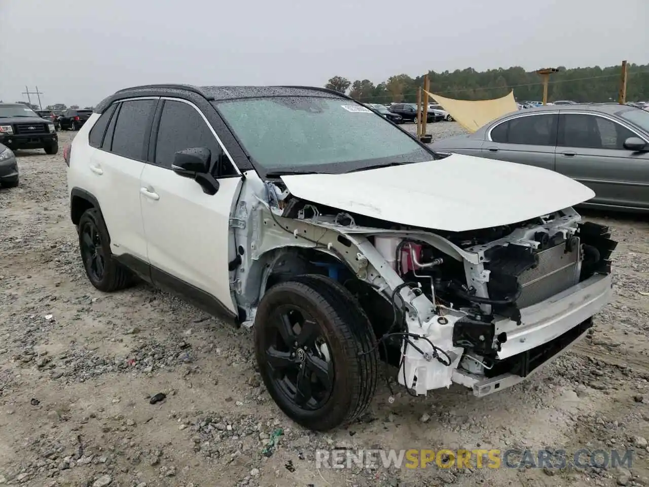 1 Photograph of a damaged car 2T3E6RFV8MW027203 TOYOTA RAV4 2021