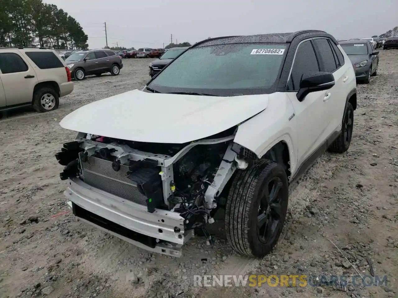 2 Photograph of a damaged car 2T3E6RFV8MW027203 TOYOTA RAV4 2021