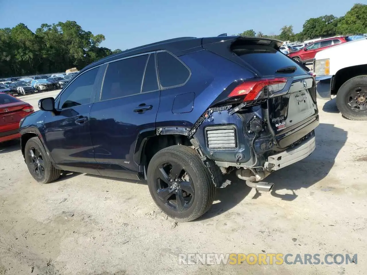 2 Photograph of a damaged car 2T3E6RFV9MW005484 TOYOTA RAV4 2021